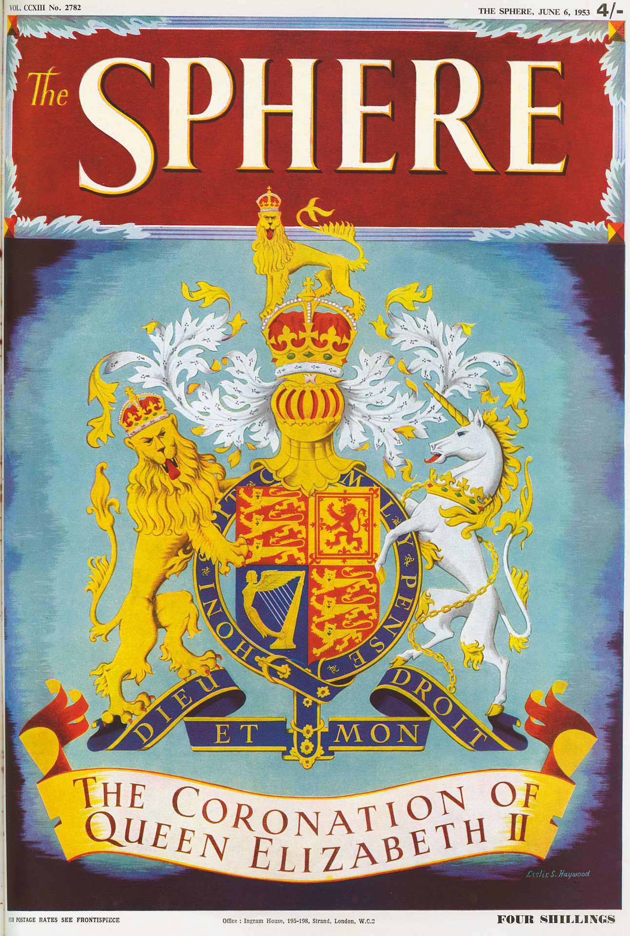 The SPHERE Coronation Number front cover on 6 June 1953 