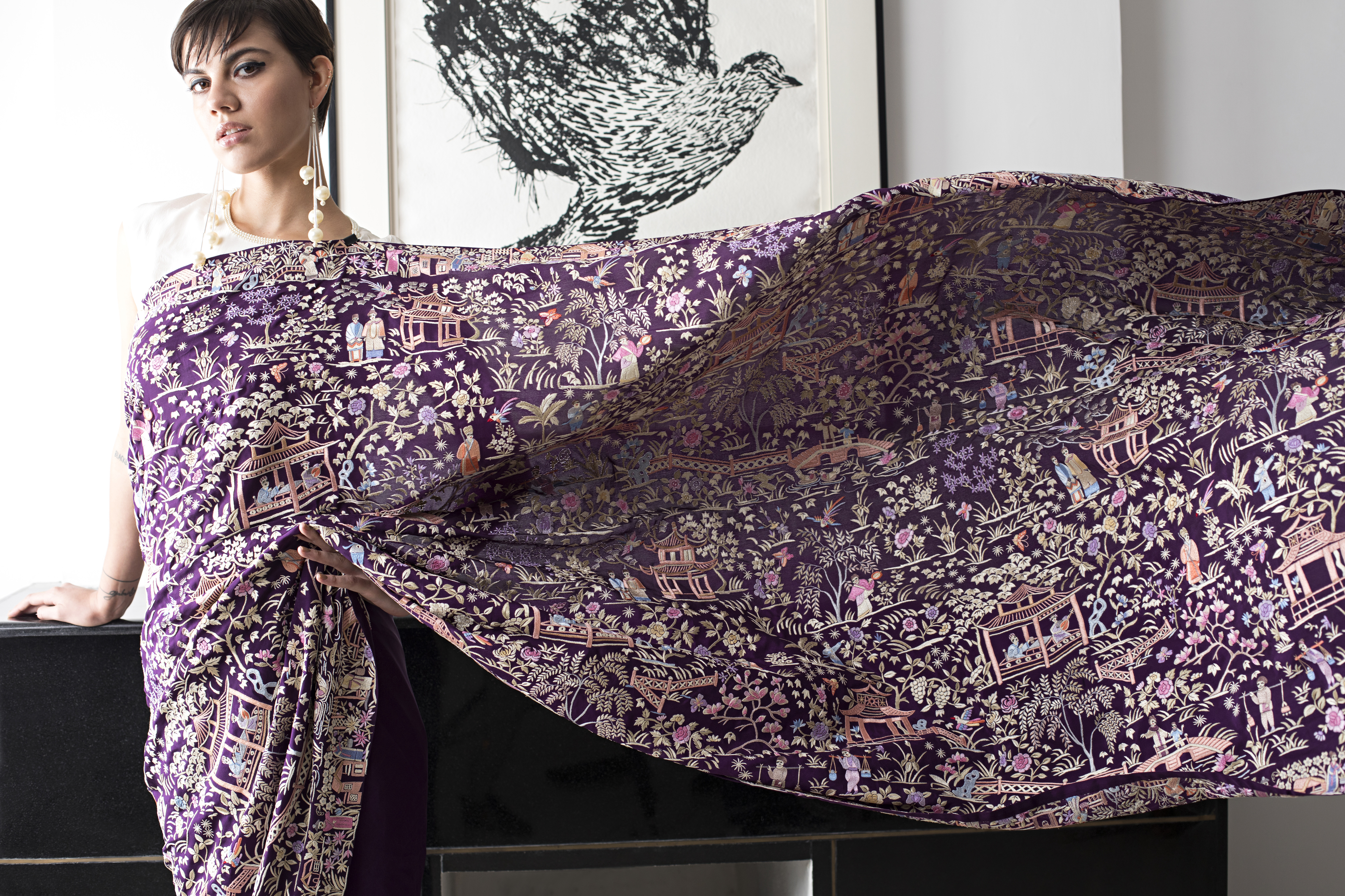 Image by Hormis Antony Tharakan for the Offbeat Sari at the Design Museum