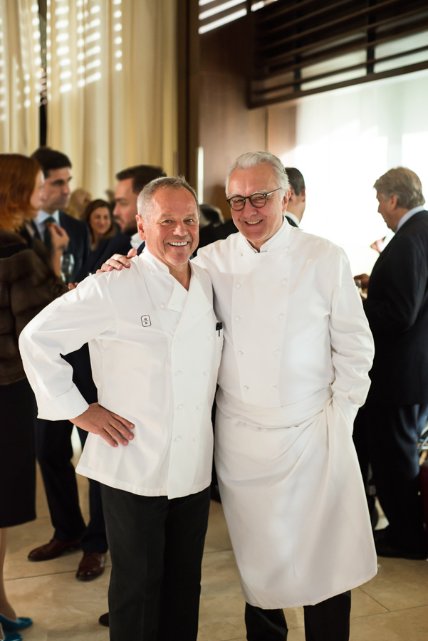 Wolfgang Puck and Alain Ducasse