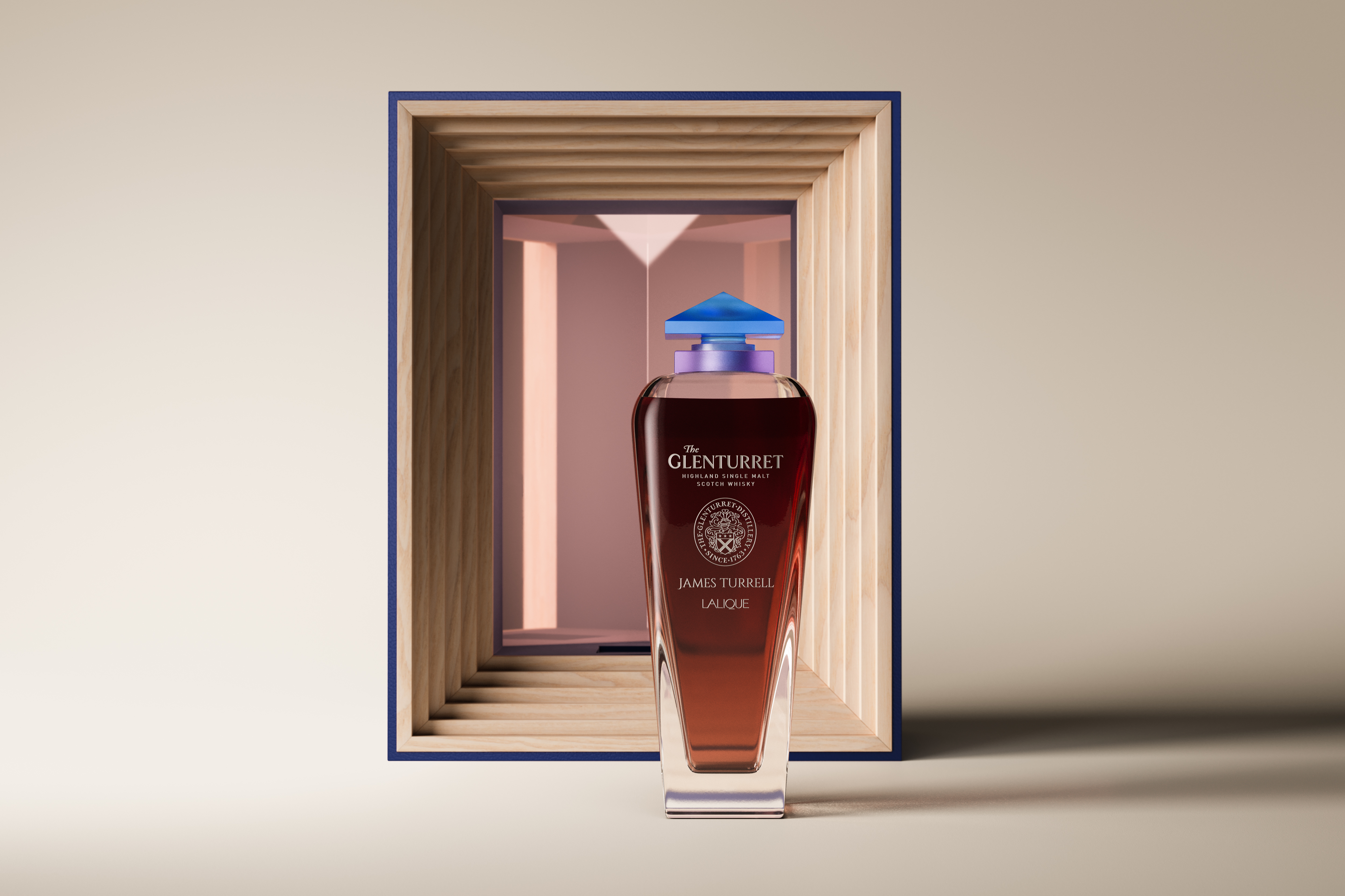 Eight Decades decanter and case Eight Decades decanter and case