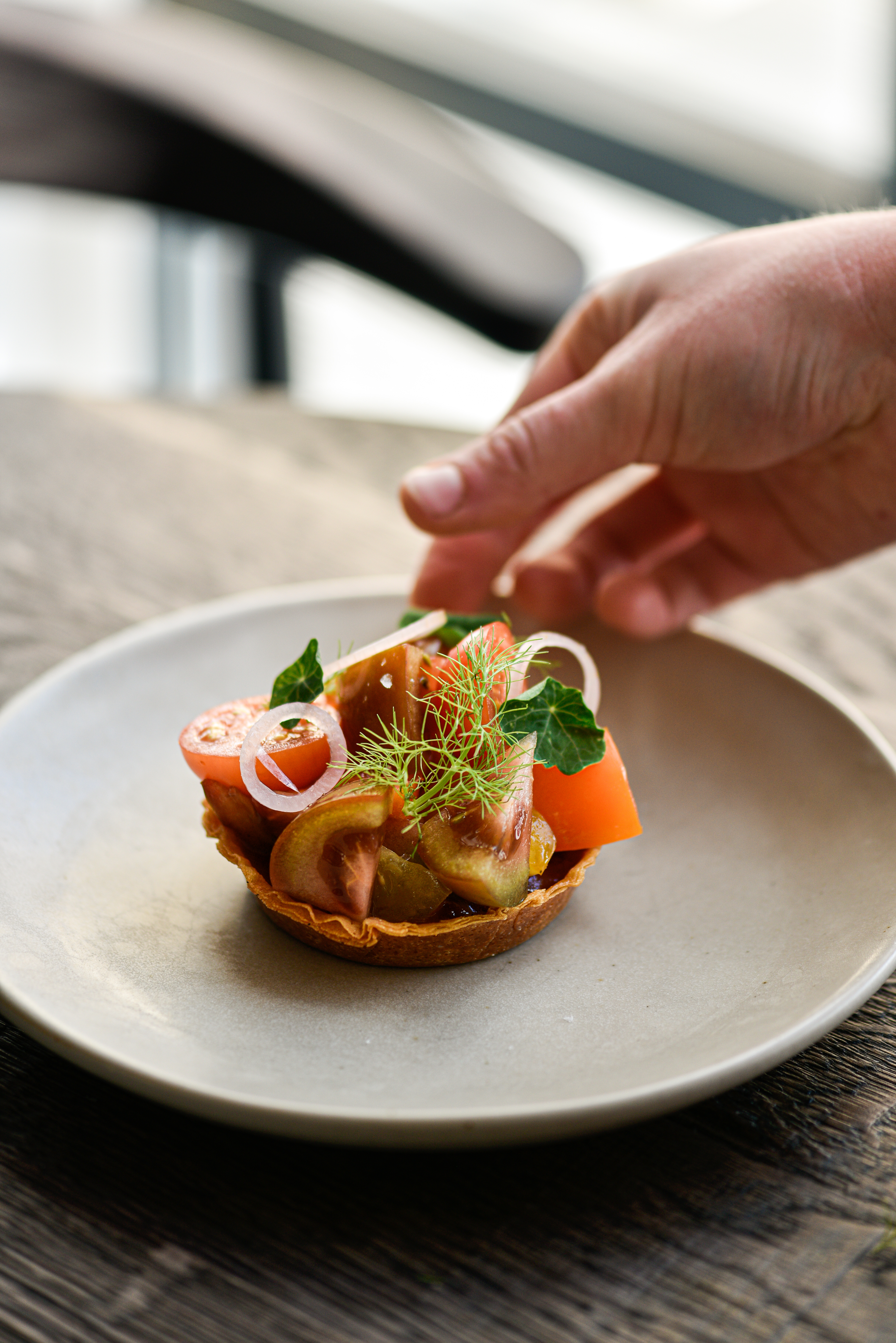 Tomato Tart at Maene