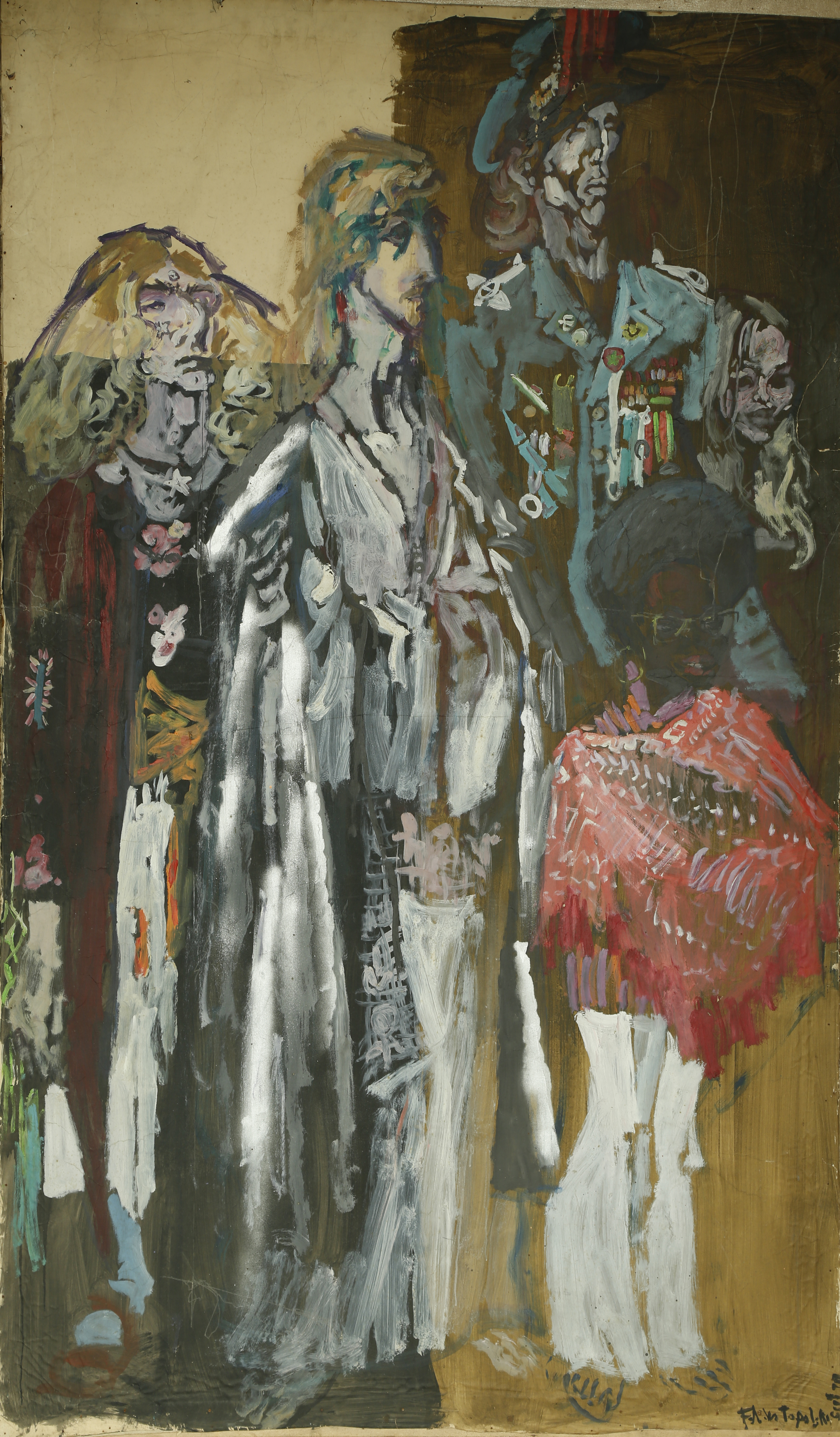 Hippies (1970) Feliks Topolski