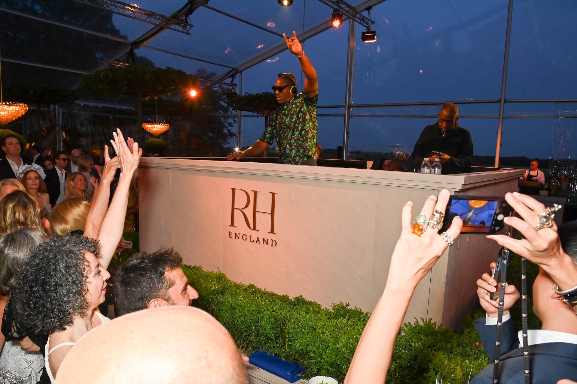 Idris Elba hit the decks at RH England