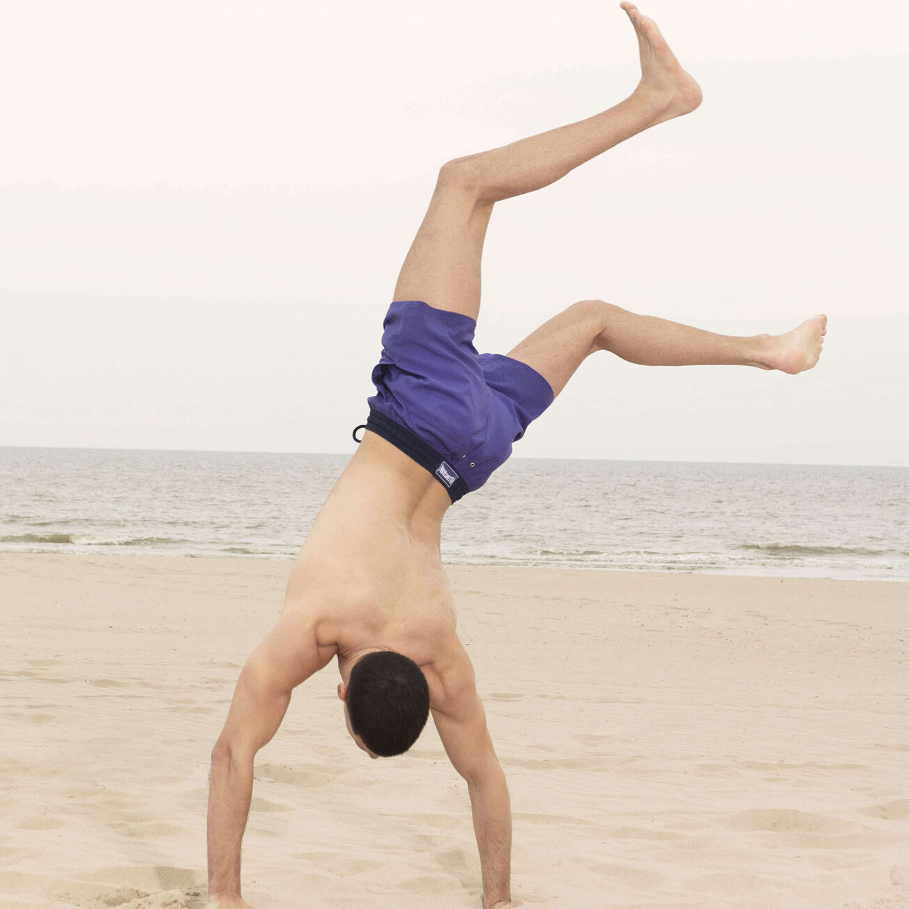 Mens Boys Swim Trunks Surf Swim Shorts Pants Contrast Color Swimwear Joint Panel Swimsuit Polyester Spandex Beach Wear With Rope