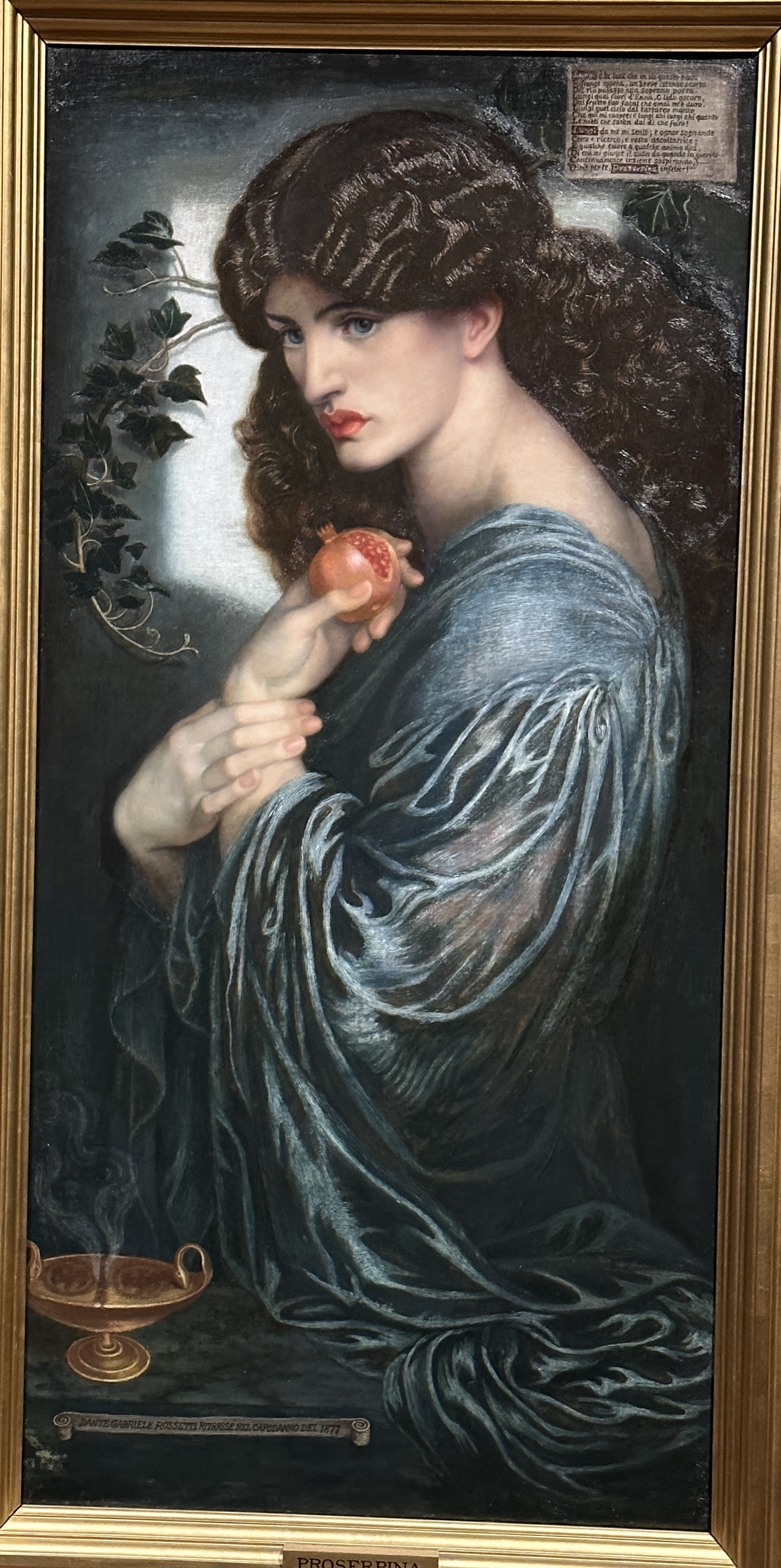 Proserphine, Dante Gabriel Rossetti, 1877