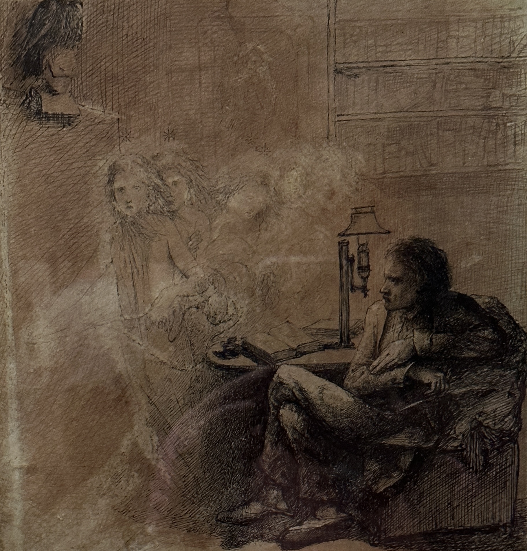 Rossetti Tate Angel Footfalls, DG Rosetti The Raven by Edgar Allen Poe 1848