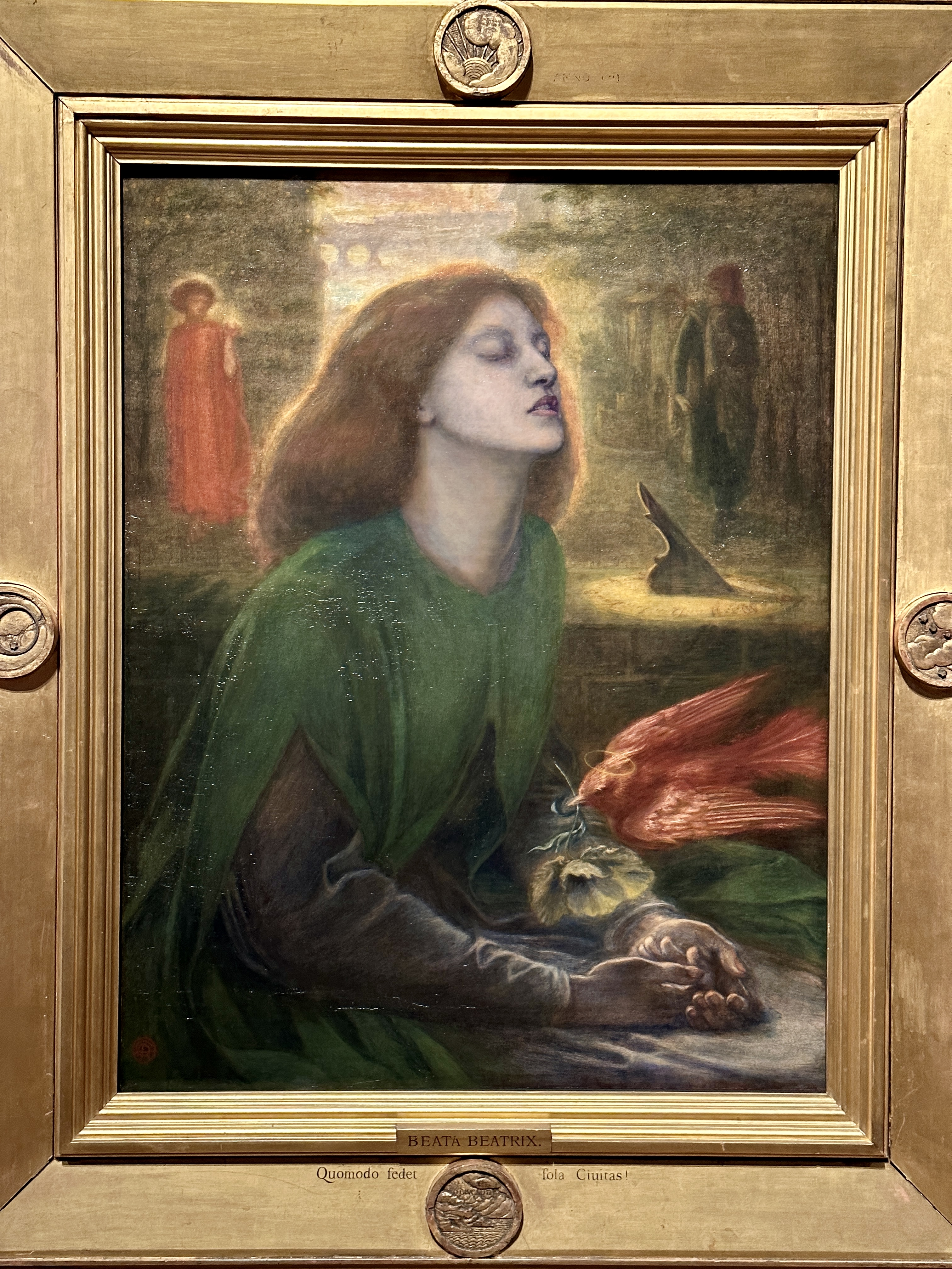 Rossetti Tate Beata Beatrix, Dante Gabriel Rossetti, Elizabeth Siddall