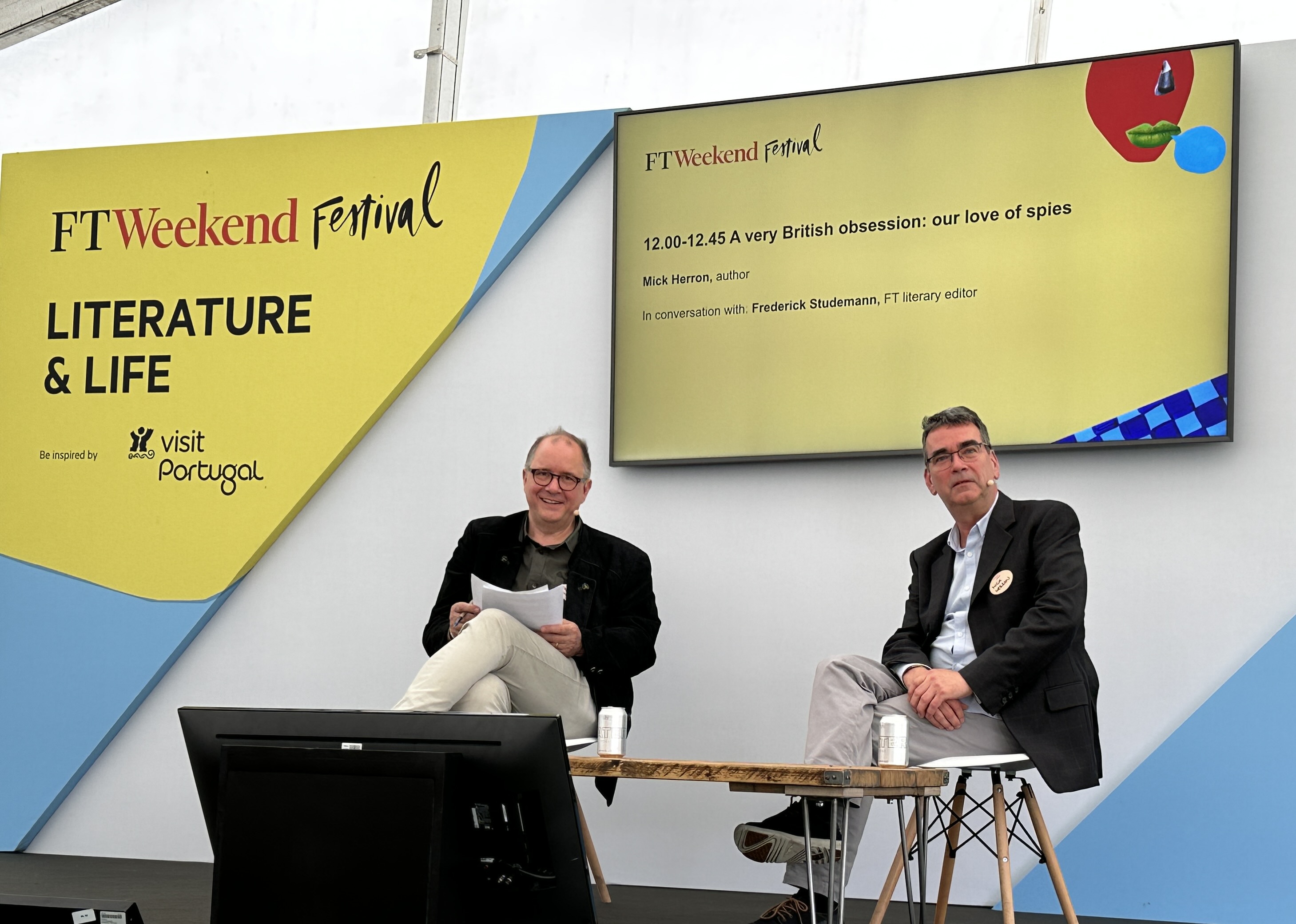 FT Weekend Festival 2023 - Mick Herron and Frederick Studemann