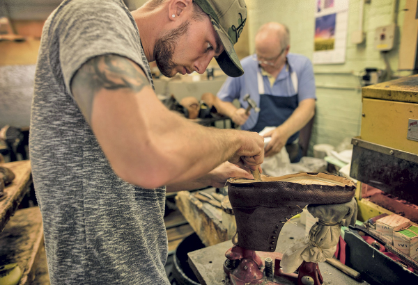 Behind Crockett & Jones' Bespoke Boots - Shoemaking craftsmanship