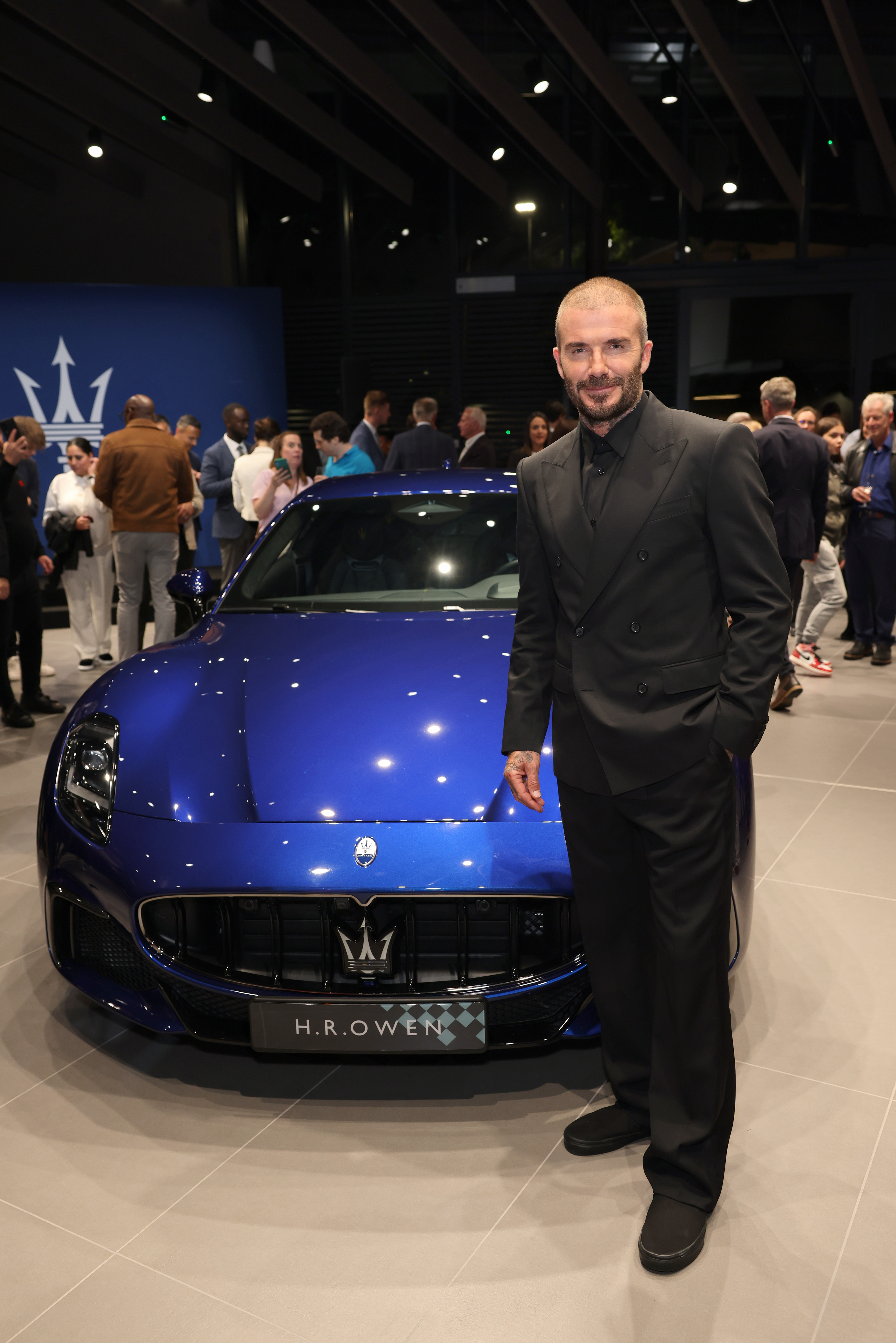 Maserati and David Beckham - The store opening