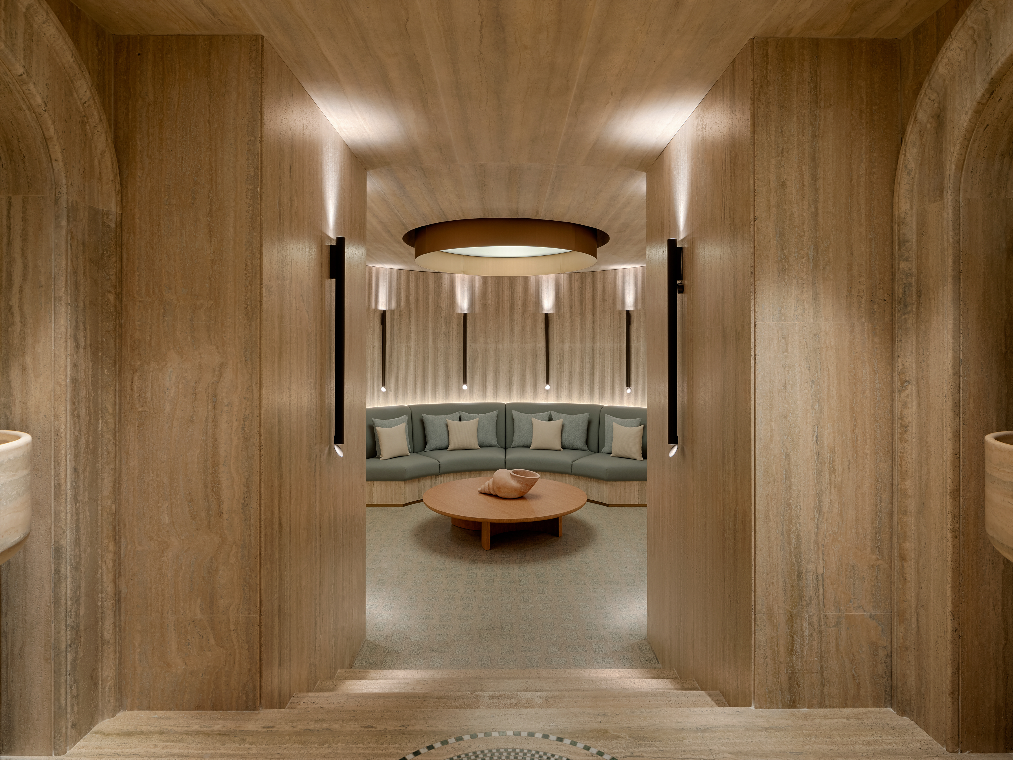 Six Senses Rome - Roman Bath Entrance