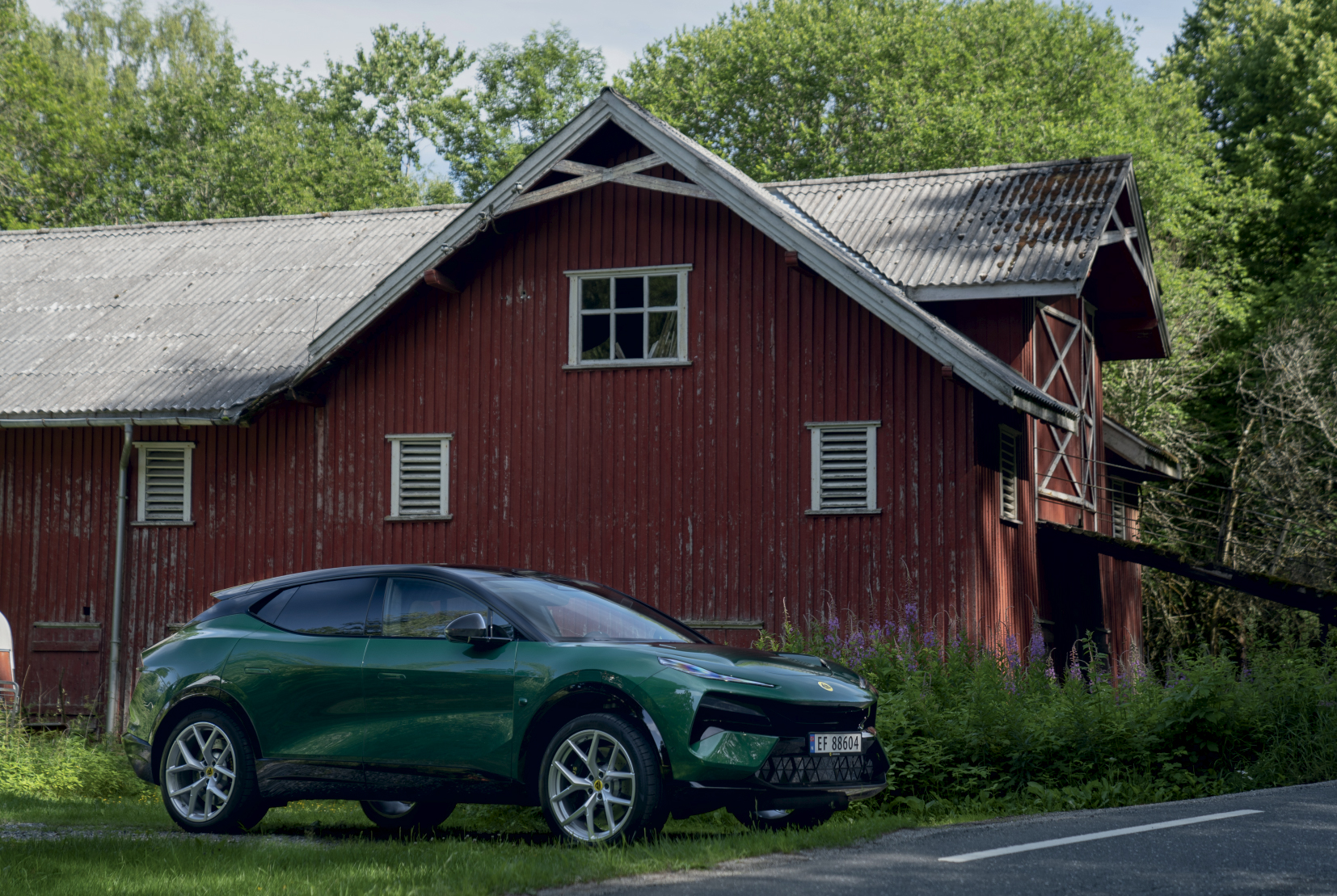 Lotus Eletre Launch - Norwegian Farmhouse