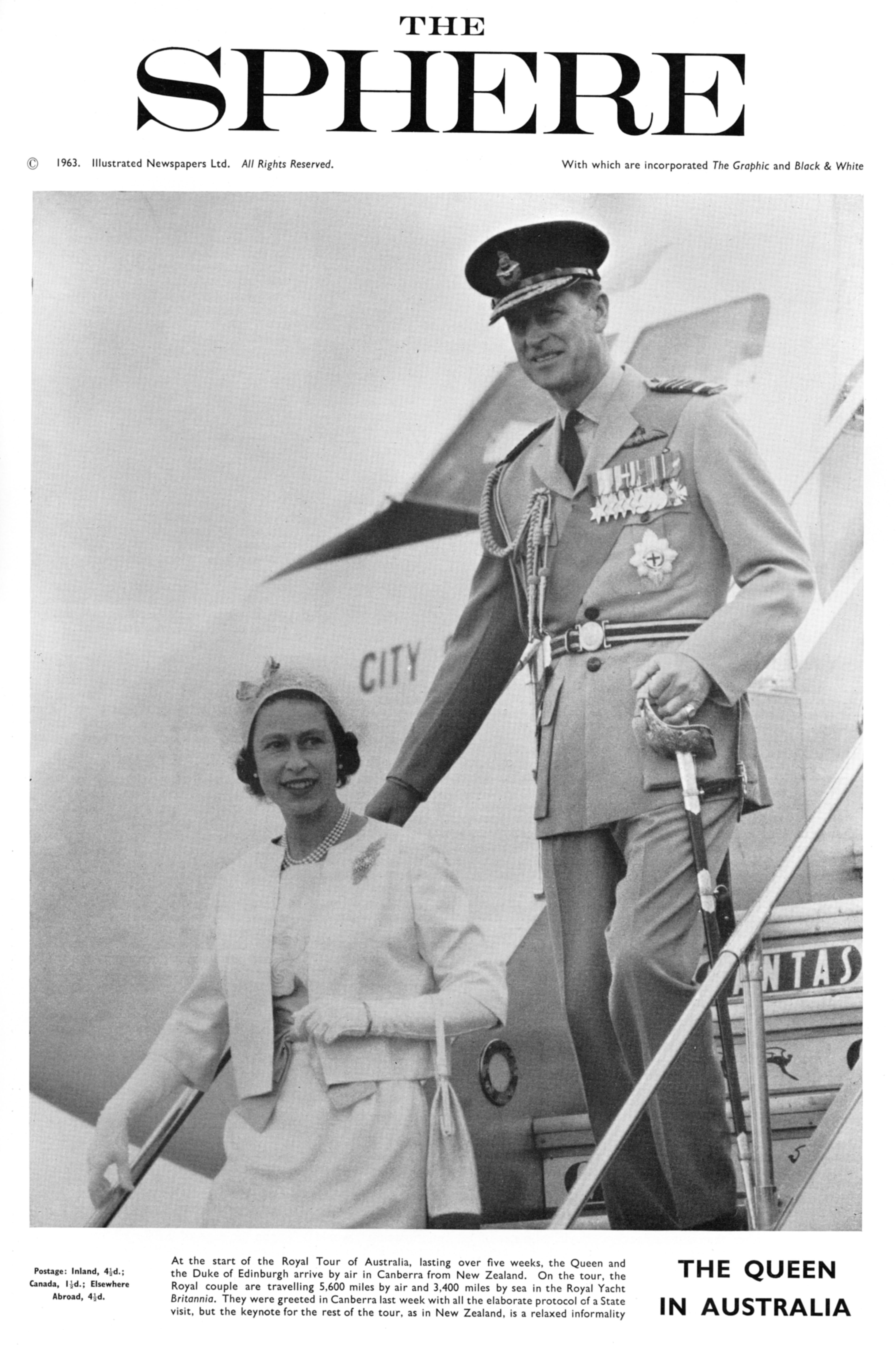 First Anniversary The Queen’s Death - A royal appearance on the Christian VII Palace balcony in Copenhagen, 1957The Queen and the Duke of Edinburgh arriving in Canberra in 1963