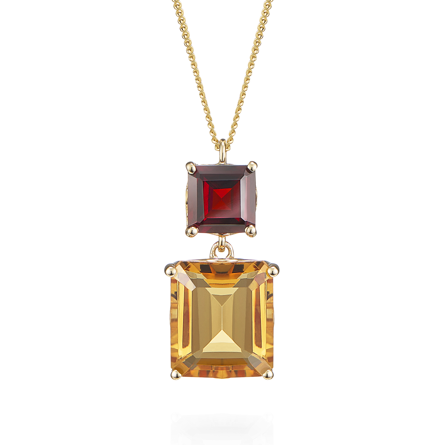 Augustine Jewels Notting Hill - Octagon Gold Necklace