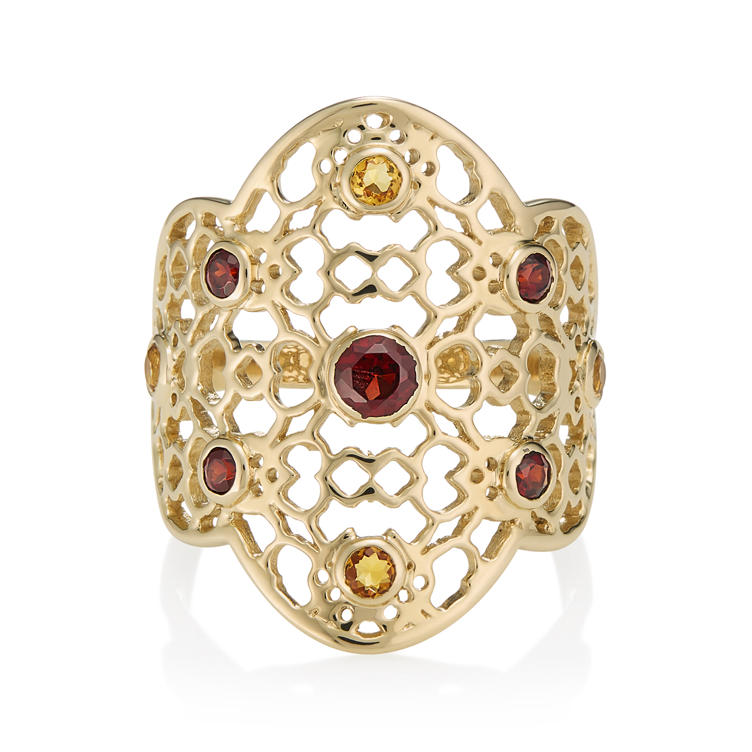 Augustine Jewels Notting Hill - Gold Filigree Ring