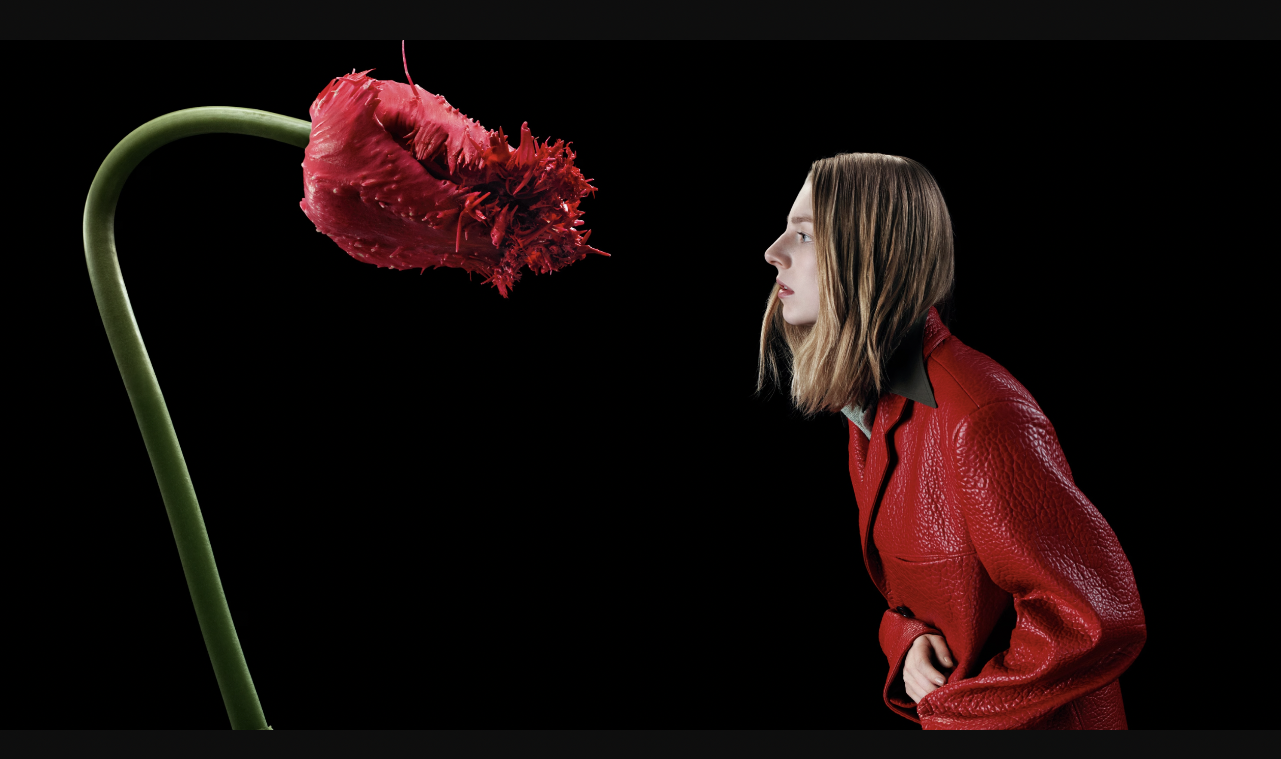 Prada Floral Campaign autumn winter  - Hunter Schafer