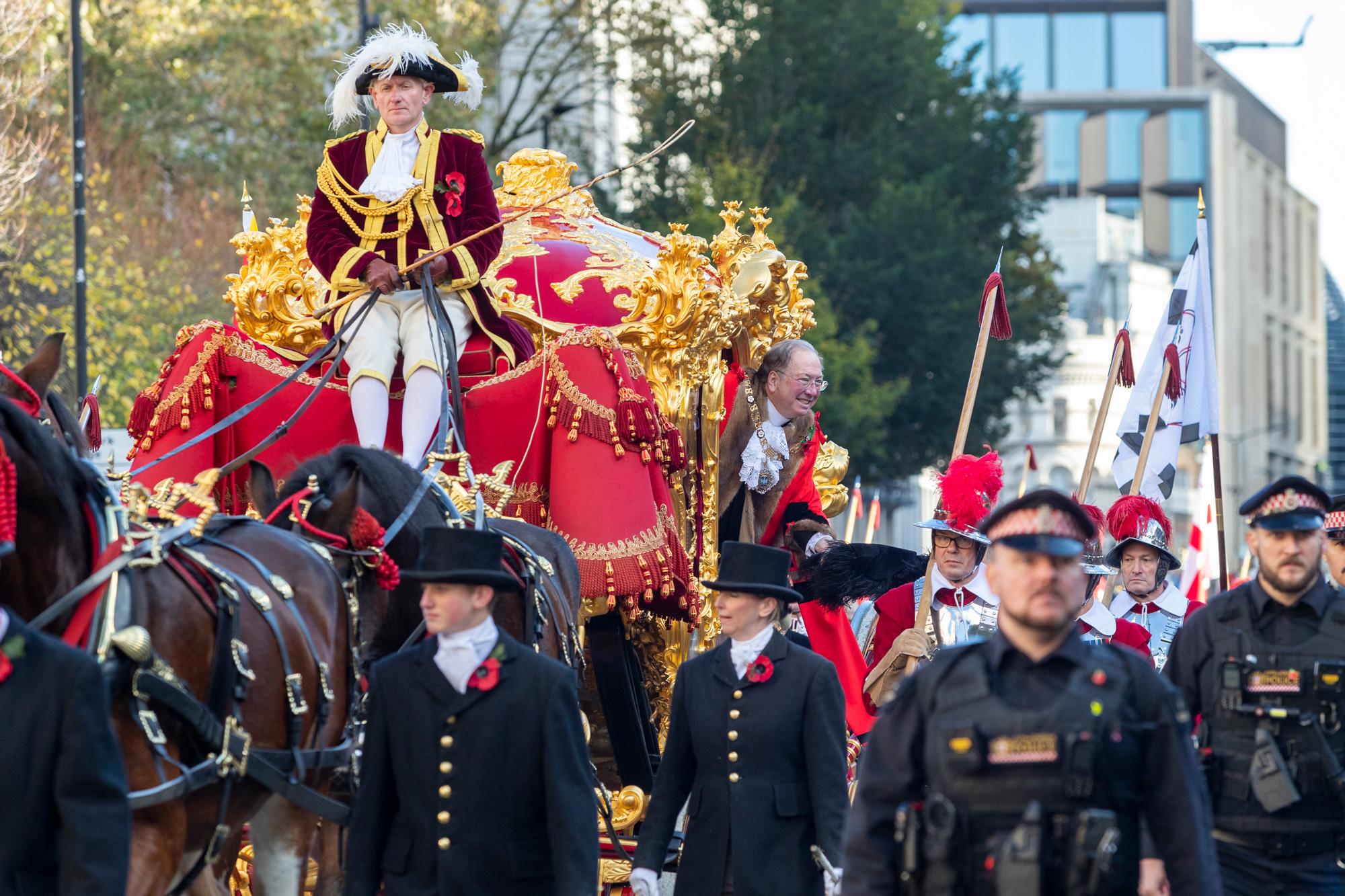 The Lord Mayor of London  in his State Coach 