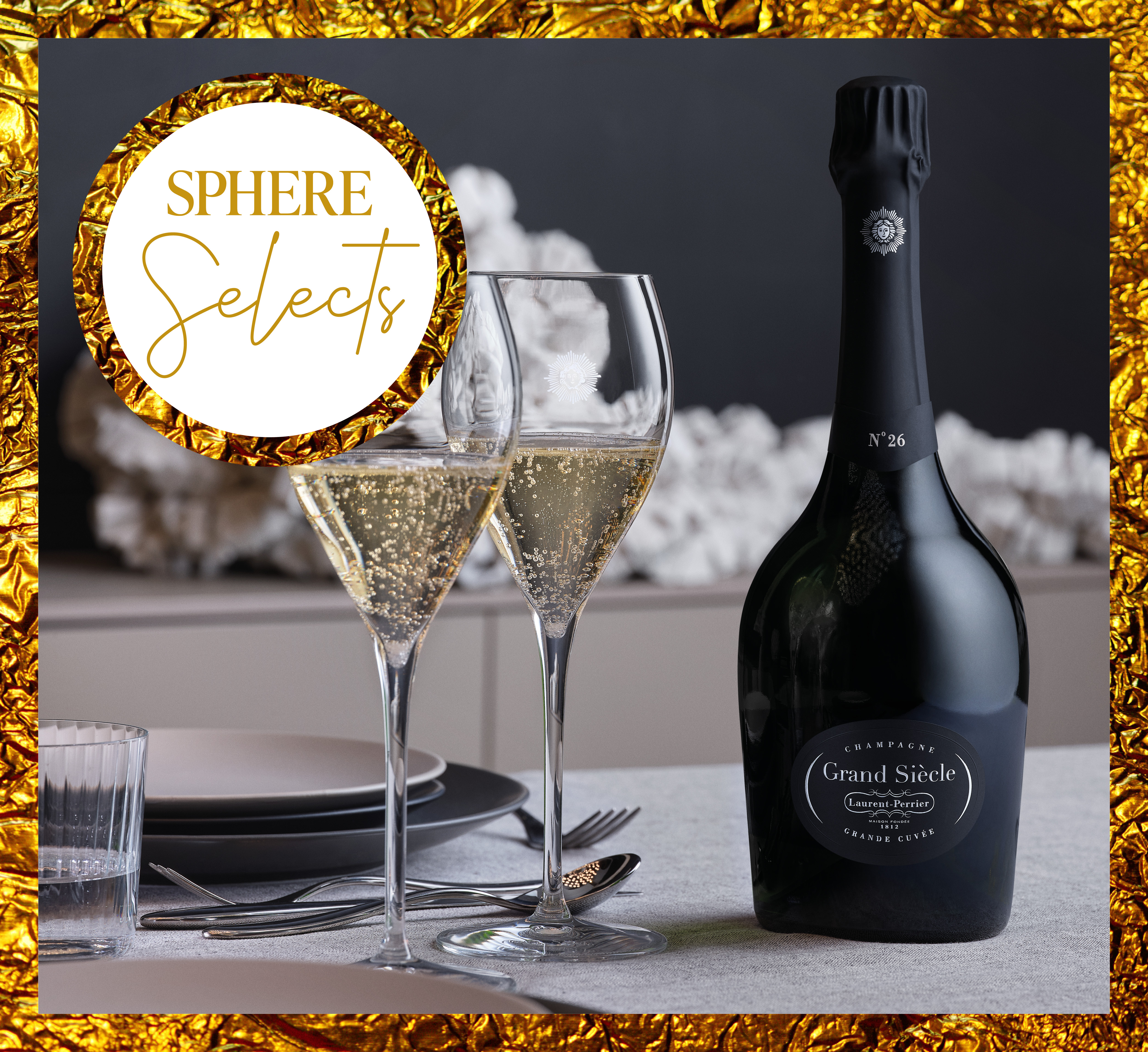 SPHERE Christmas Gift Guide - Laurent Perrier