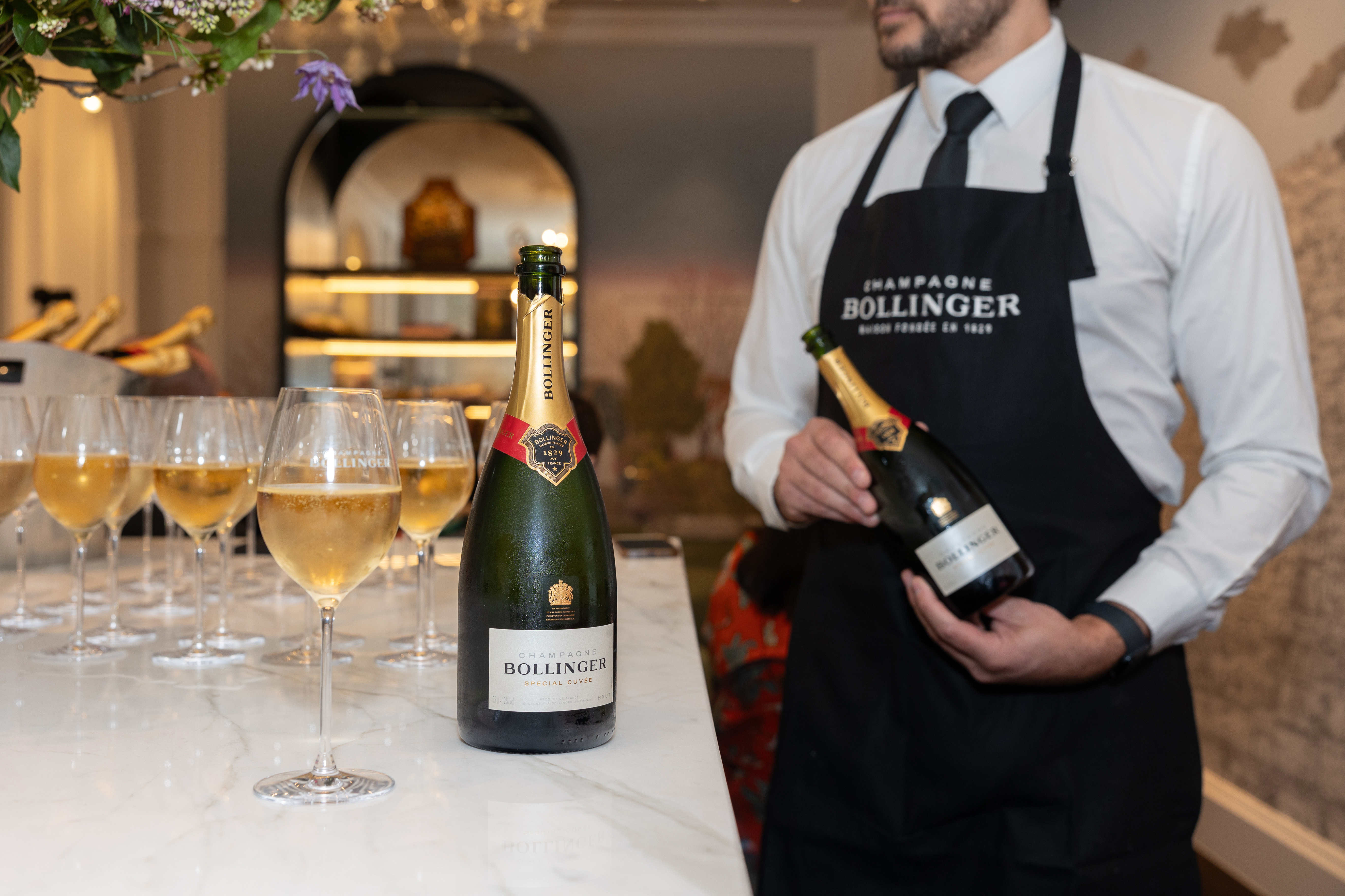 Cole and Son Jubilee Place Salon - Champagne Bollinger event partner