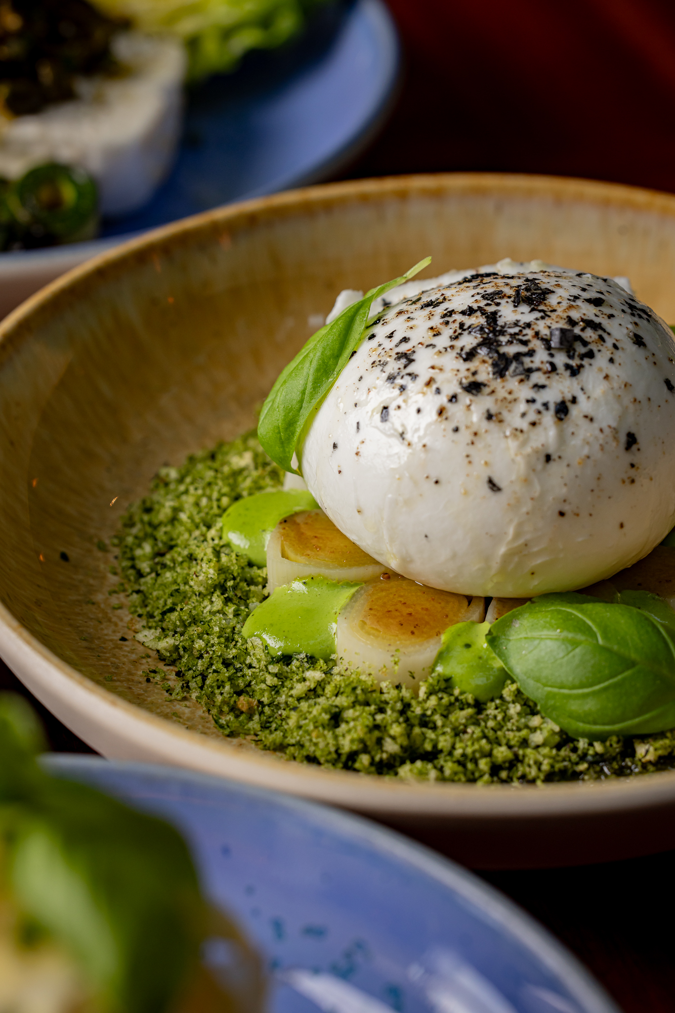 Smoked burrata at Il Gattopardo