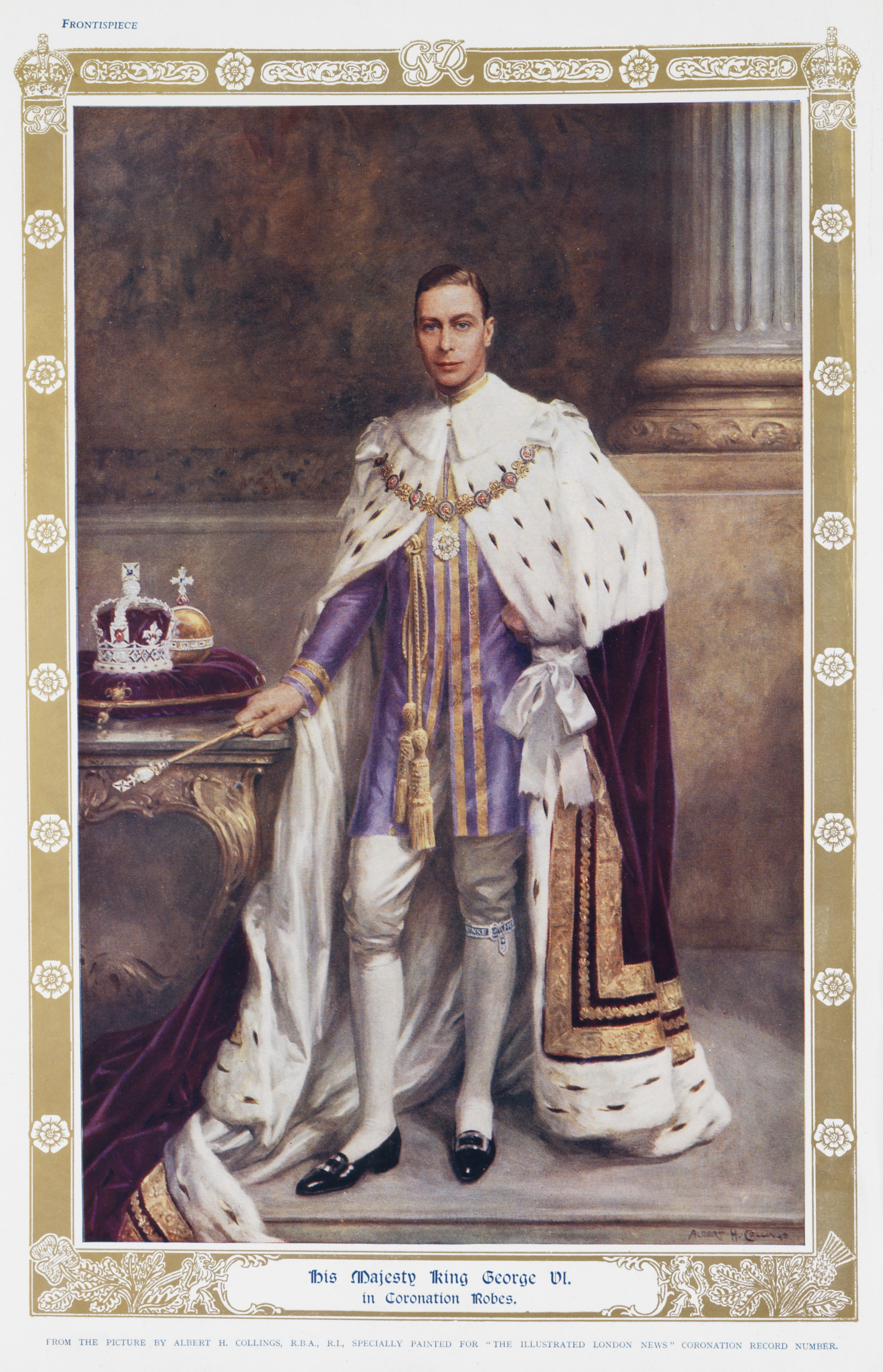 Royal photoshop - King George VI Coronation robes