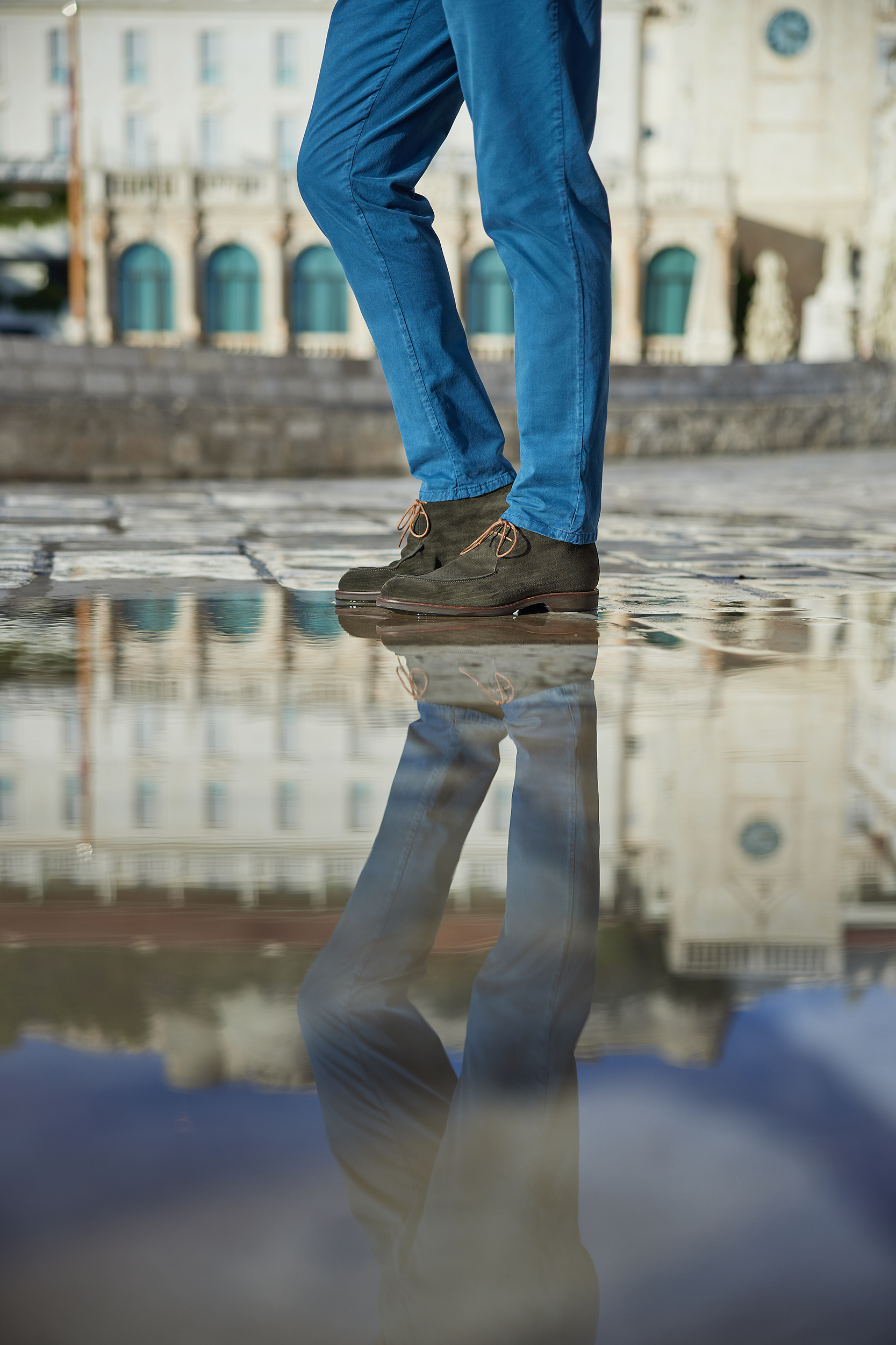 Crockett & Jones Waterfront Collection - Bibury Earth Green