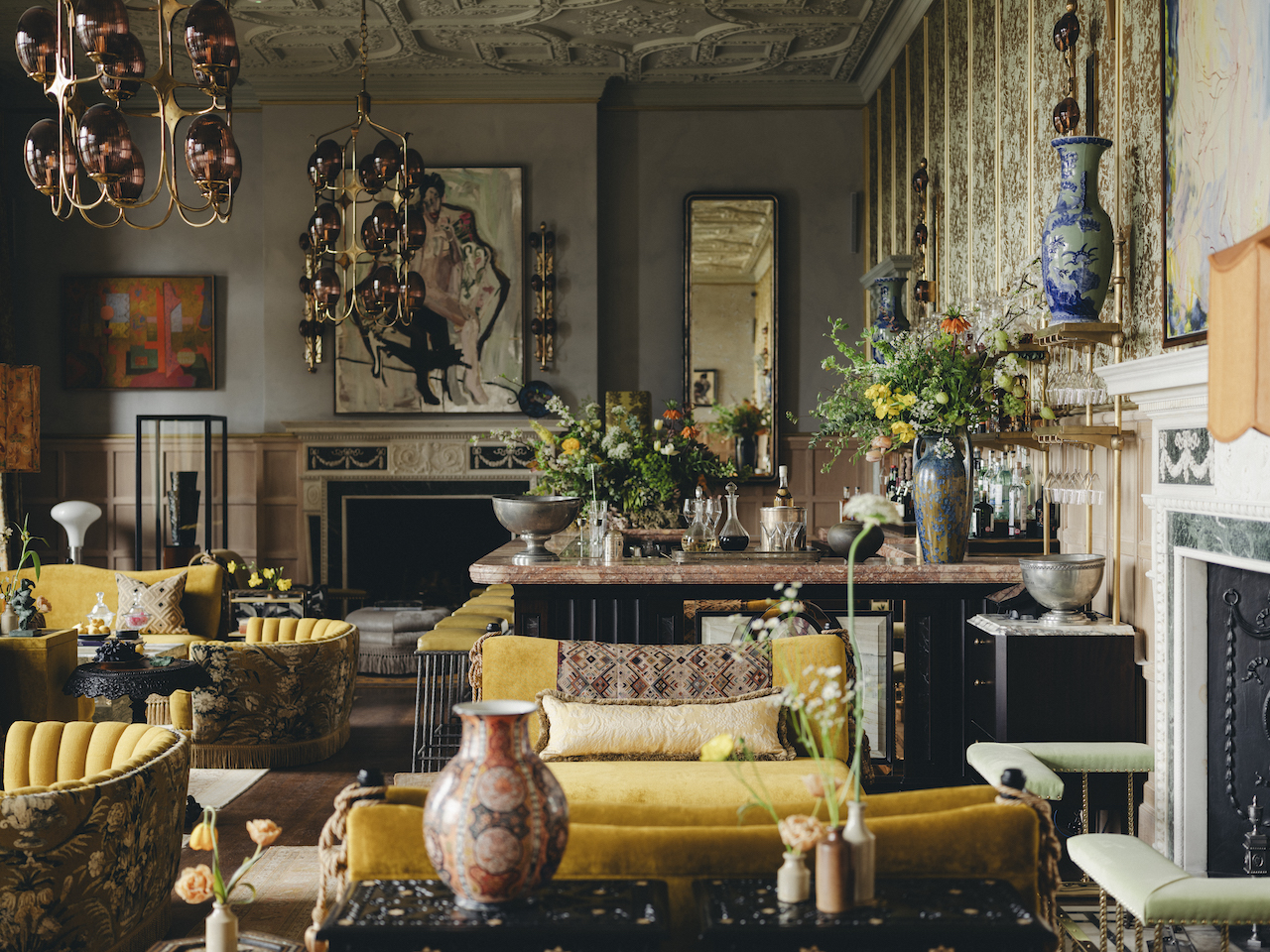 Photography by Mark Anthony Fox Estelle Manor - the living room