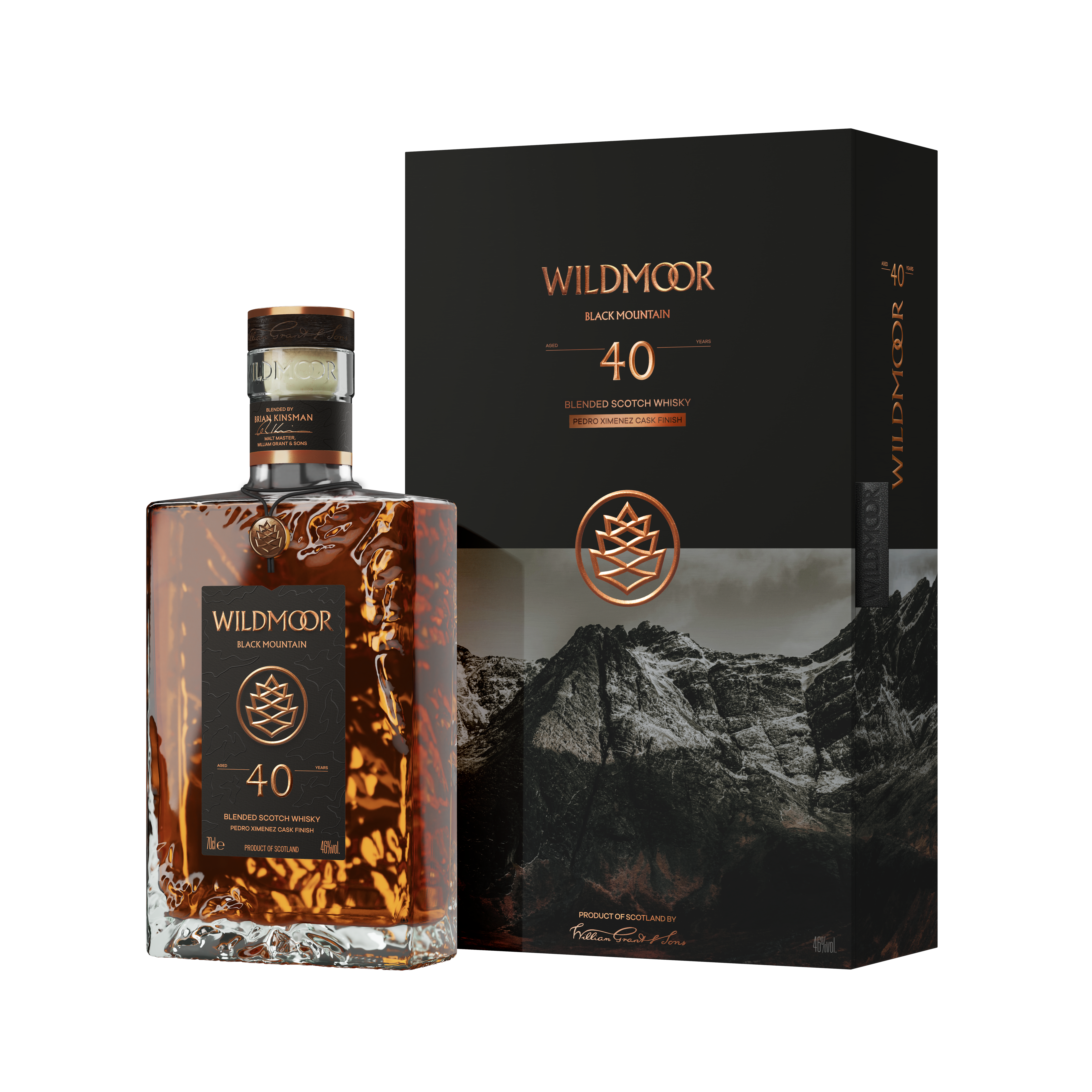Wildmoor luxury blended Scotch Whisky - WILDMOOR Black Mountain