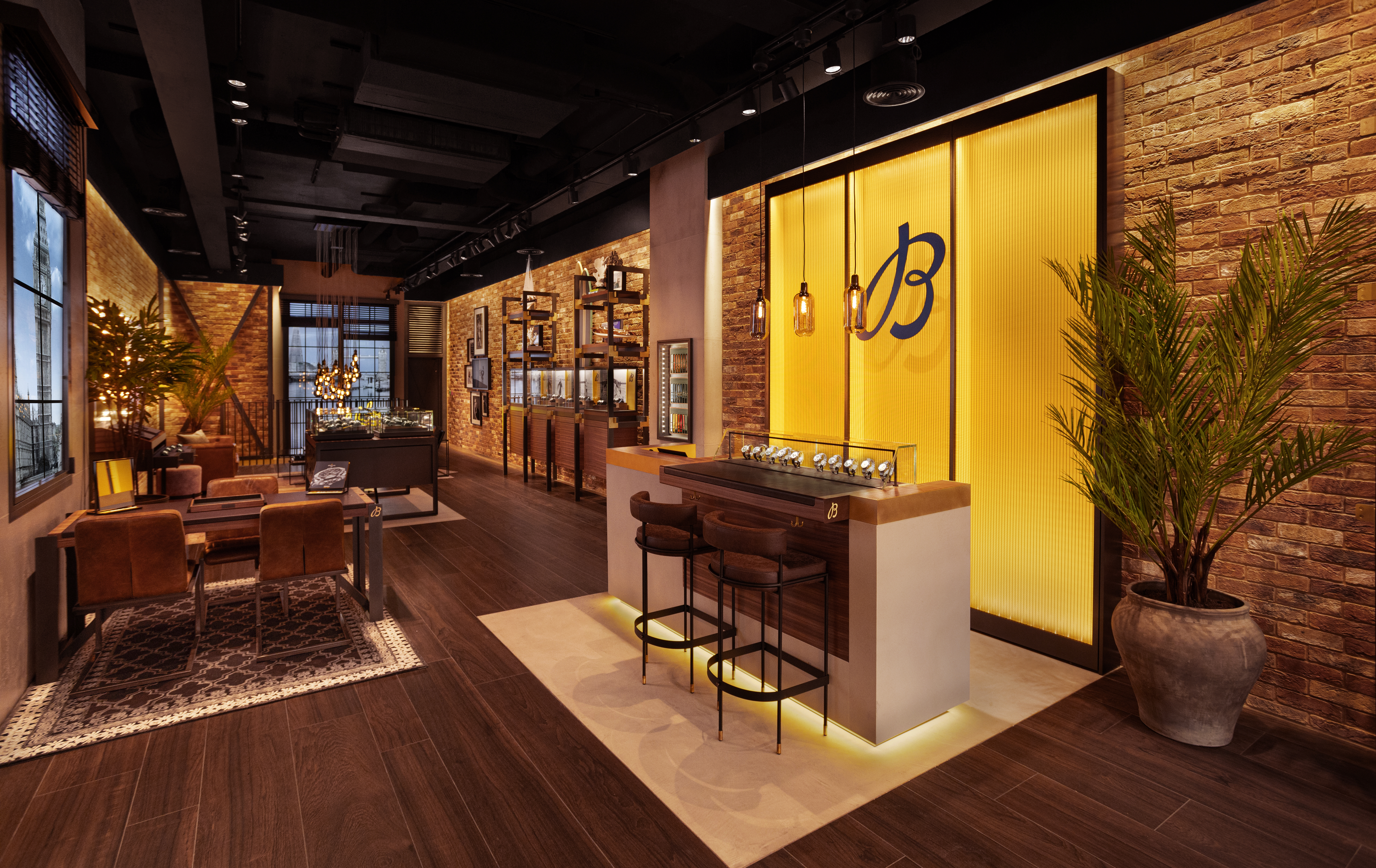 Breitling Knightsbridge Estate - boutique lounge area Breitling Knightsbridge Estate - boutique lounge area