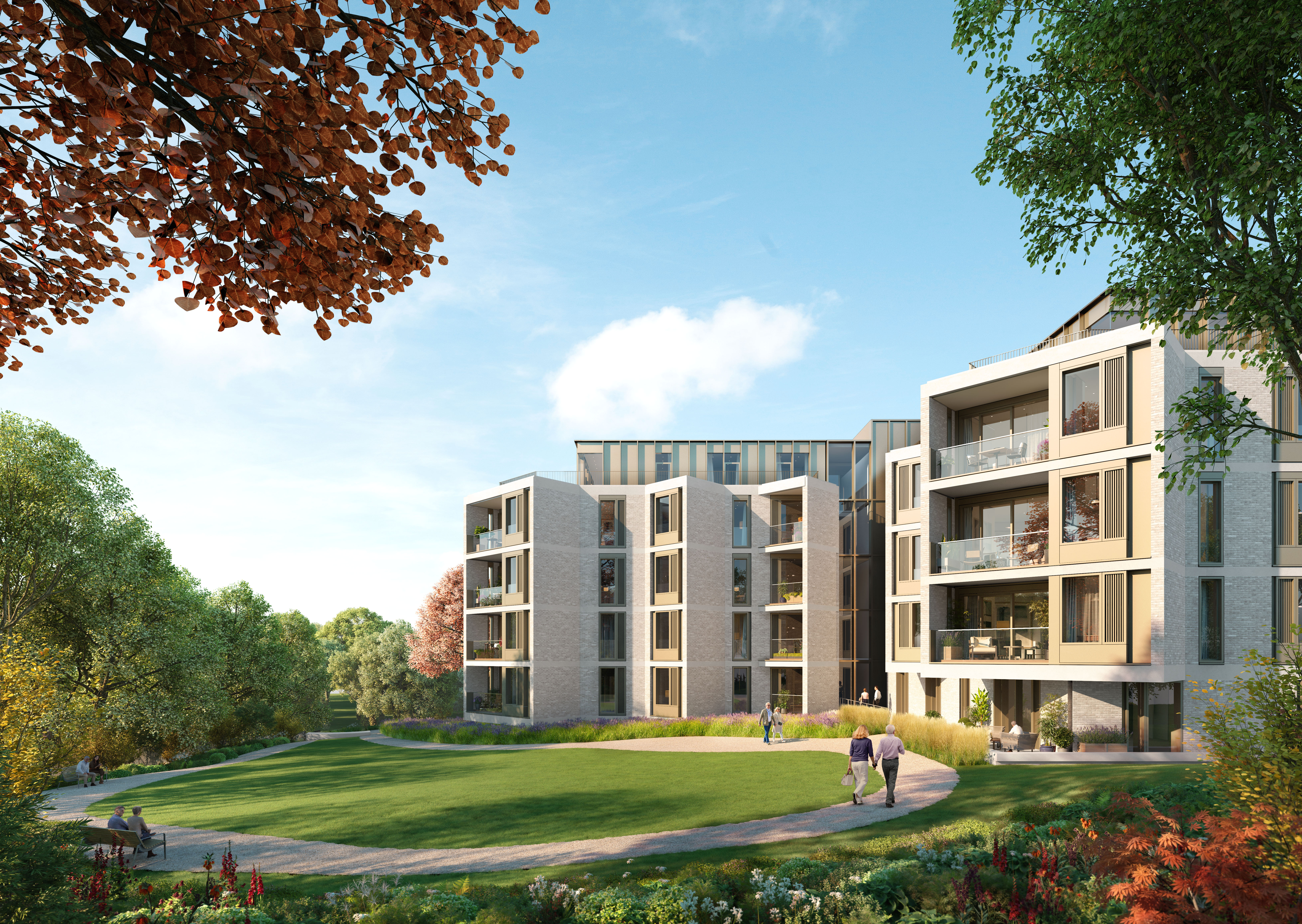 The Oren Hampstead - apartment building and gardens