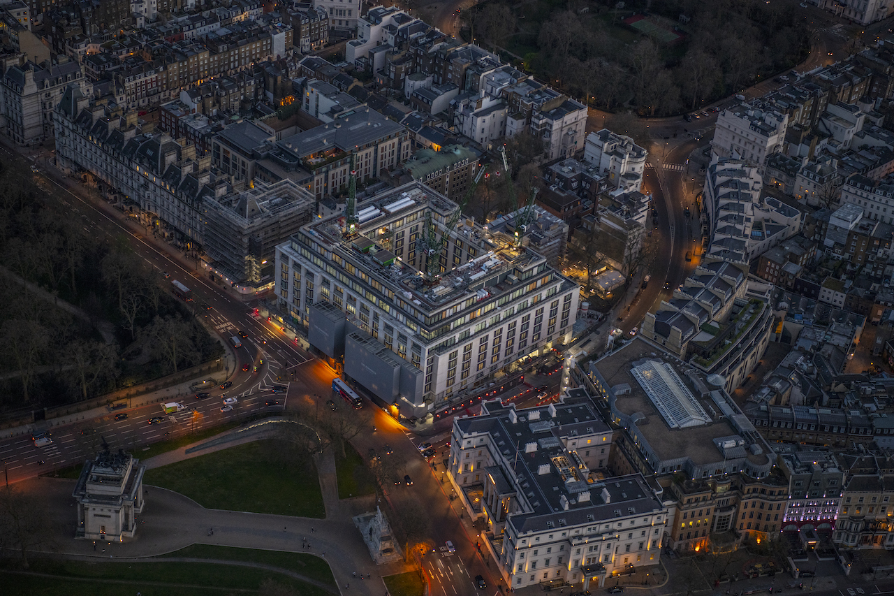 Grand Opening Peninsula London - view from rooftop