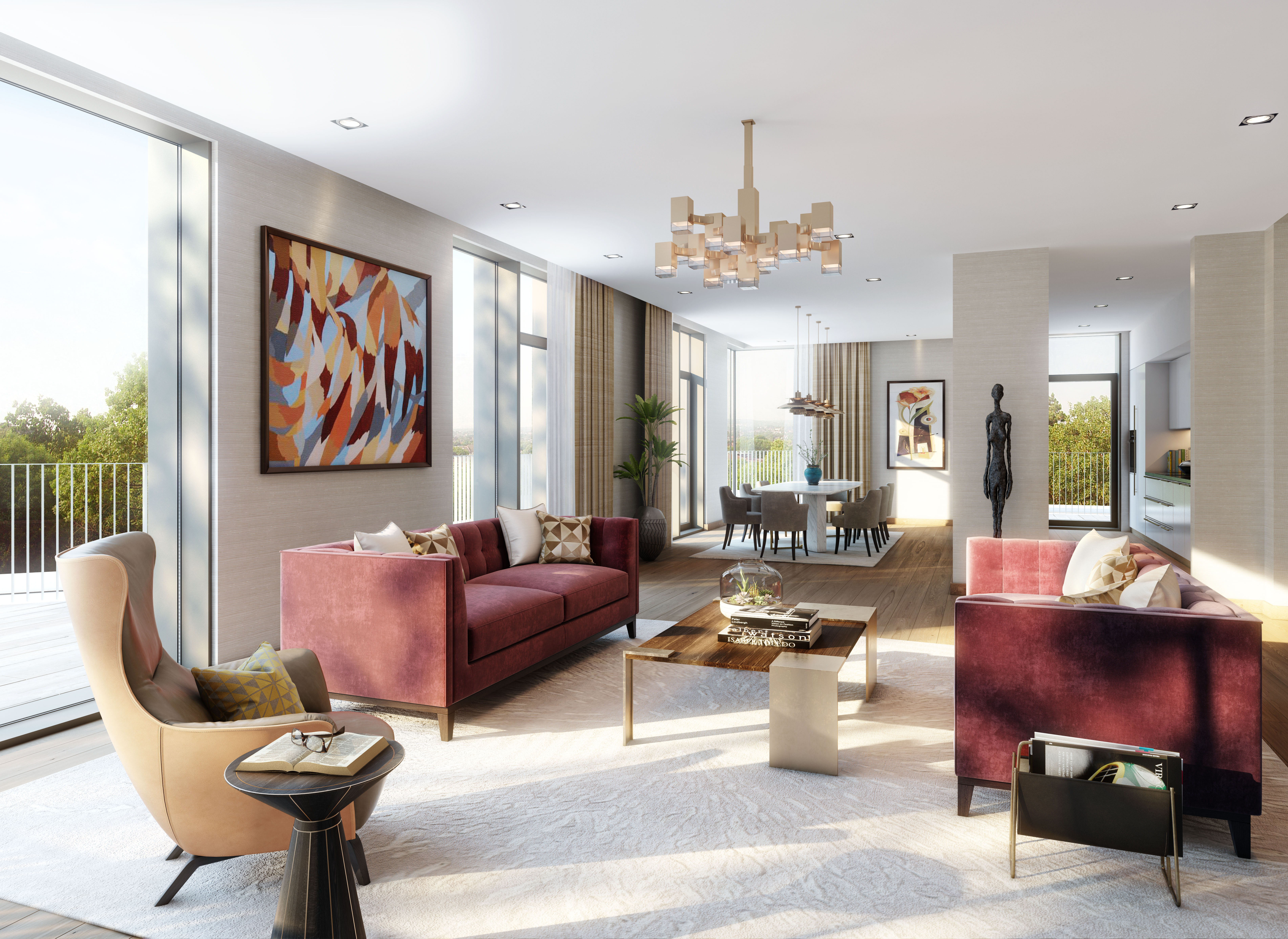 The Oren Hampstead - Penthouse Living space