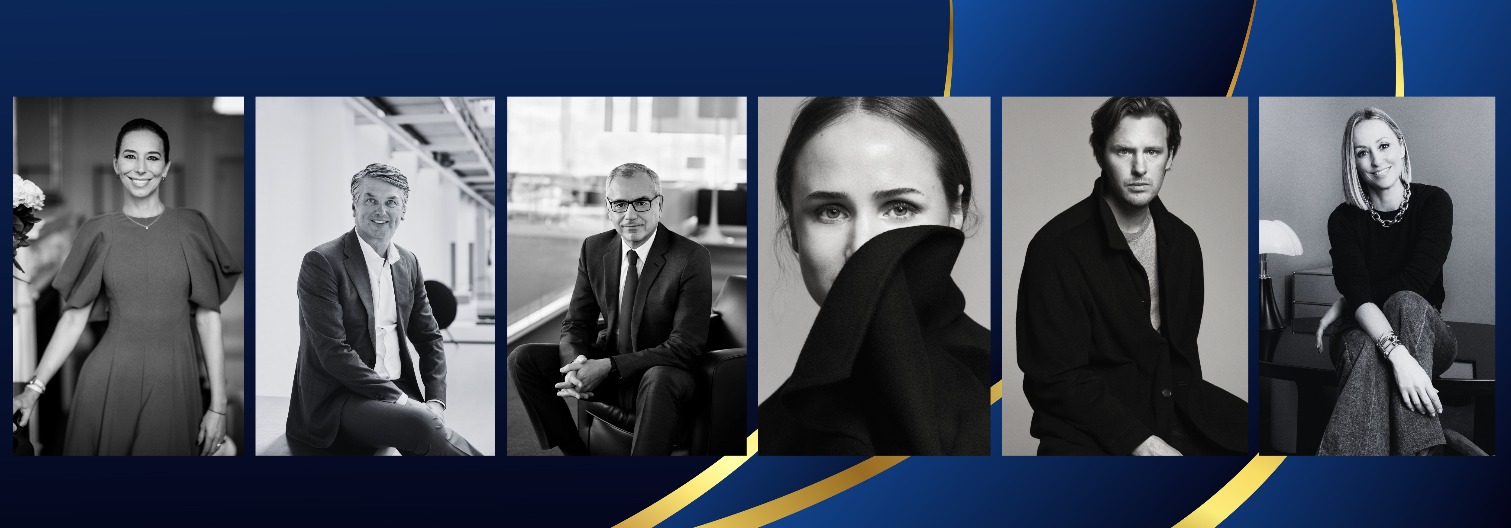An image selection of this year's speakers for the FT Business of Luxury Summit Barcelona, 