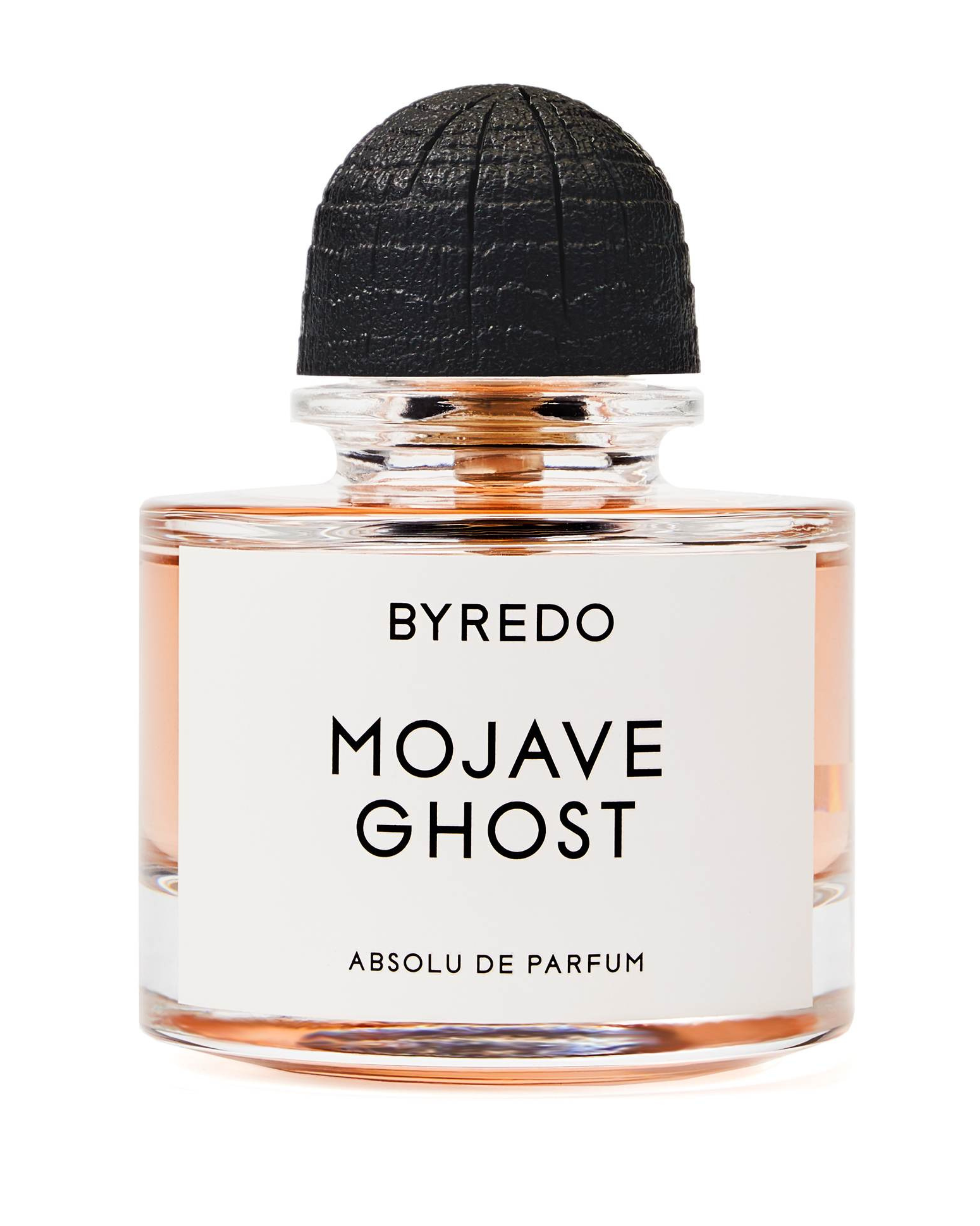 A bottle of Mojave Ghost fragrance from luxury house BYREDO.