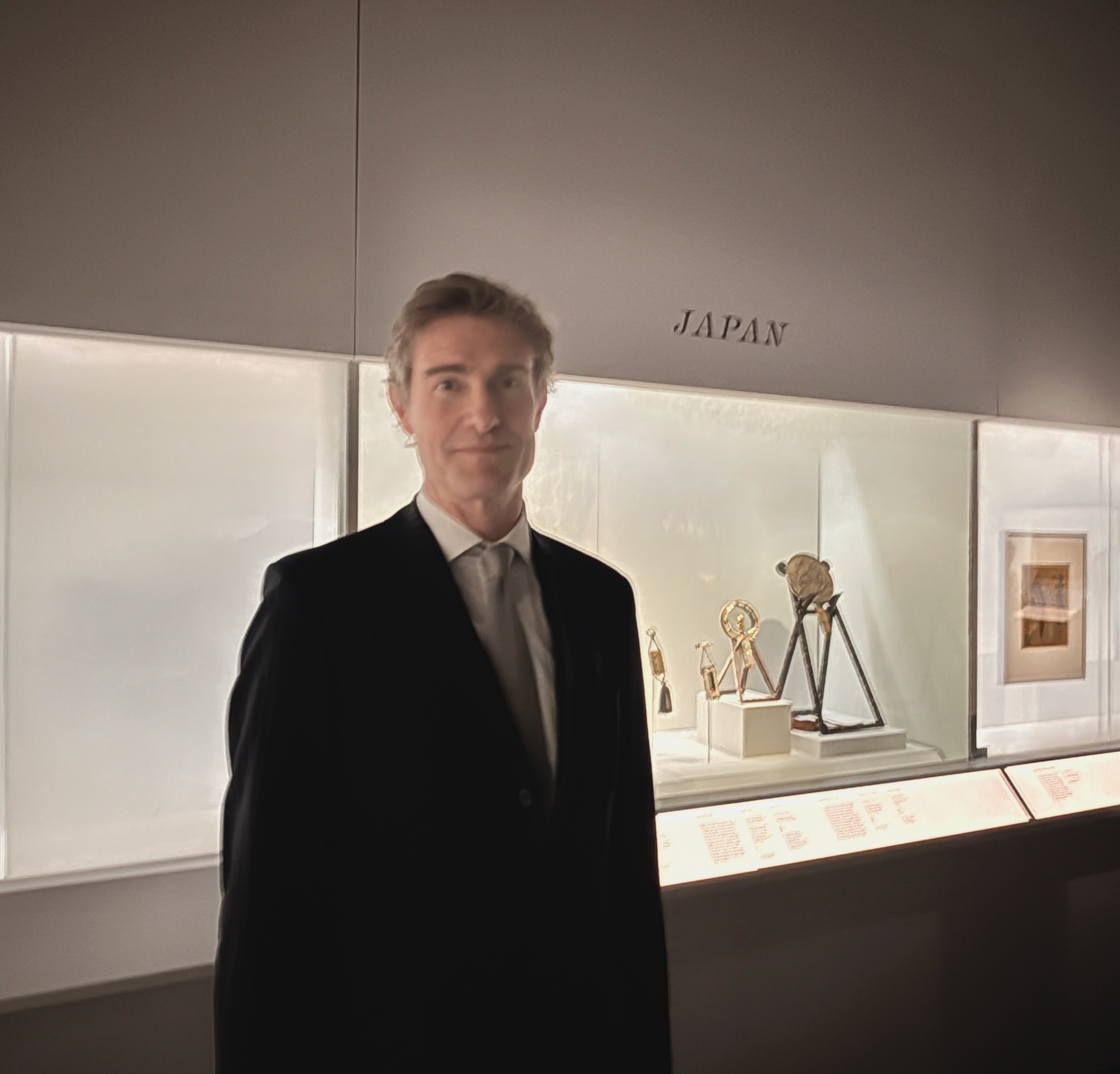 Tristram Hunt, Director of the V&A, at the Cartier exhibition.