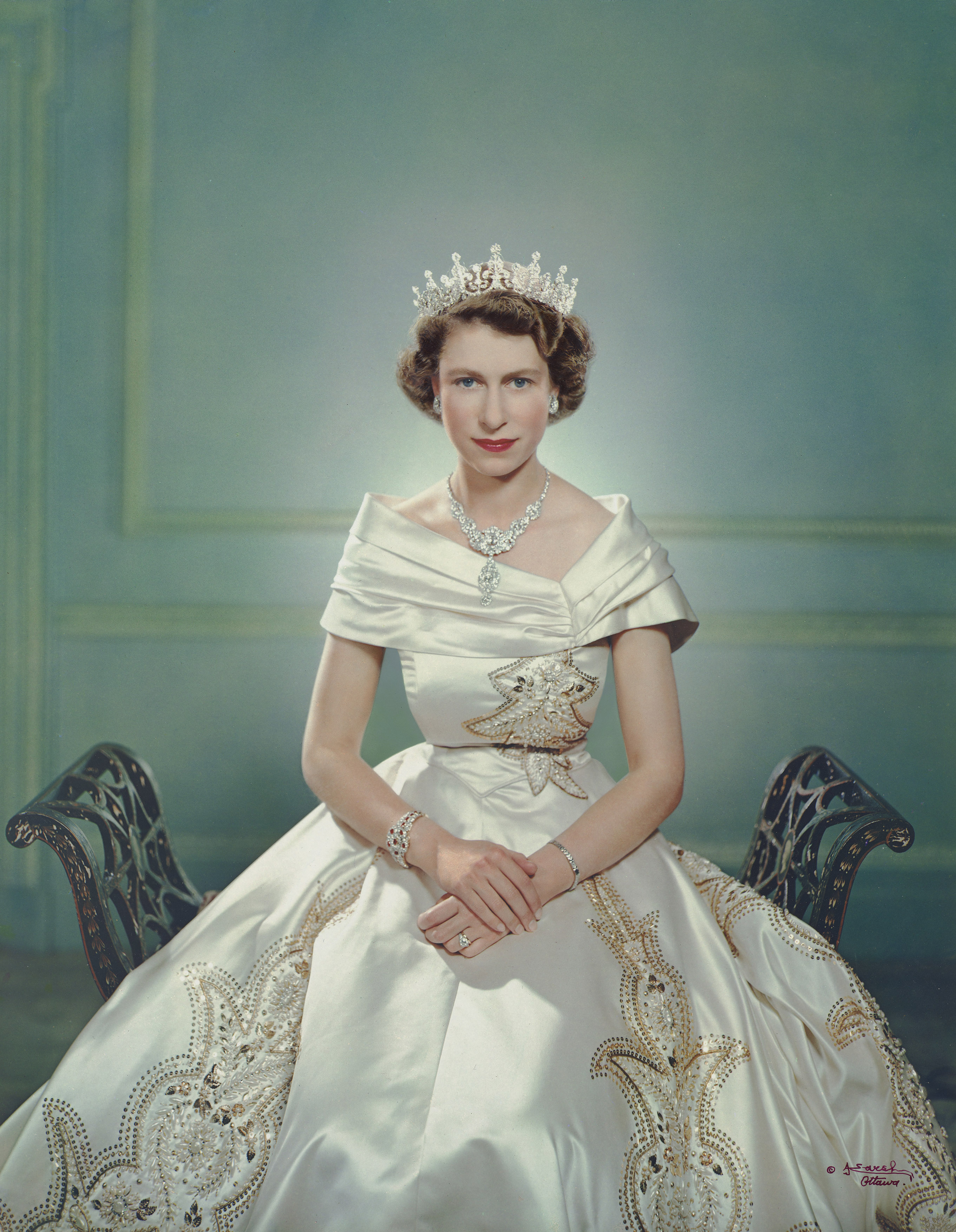 One Hundred Years of Royal Photographs - Photograph of Princess Elizabeth in 1951 taken by Yousuf Karsh