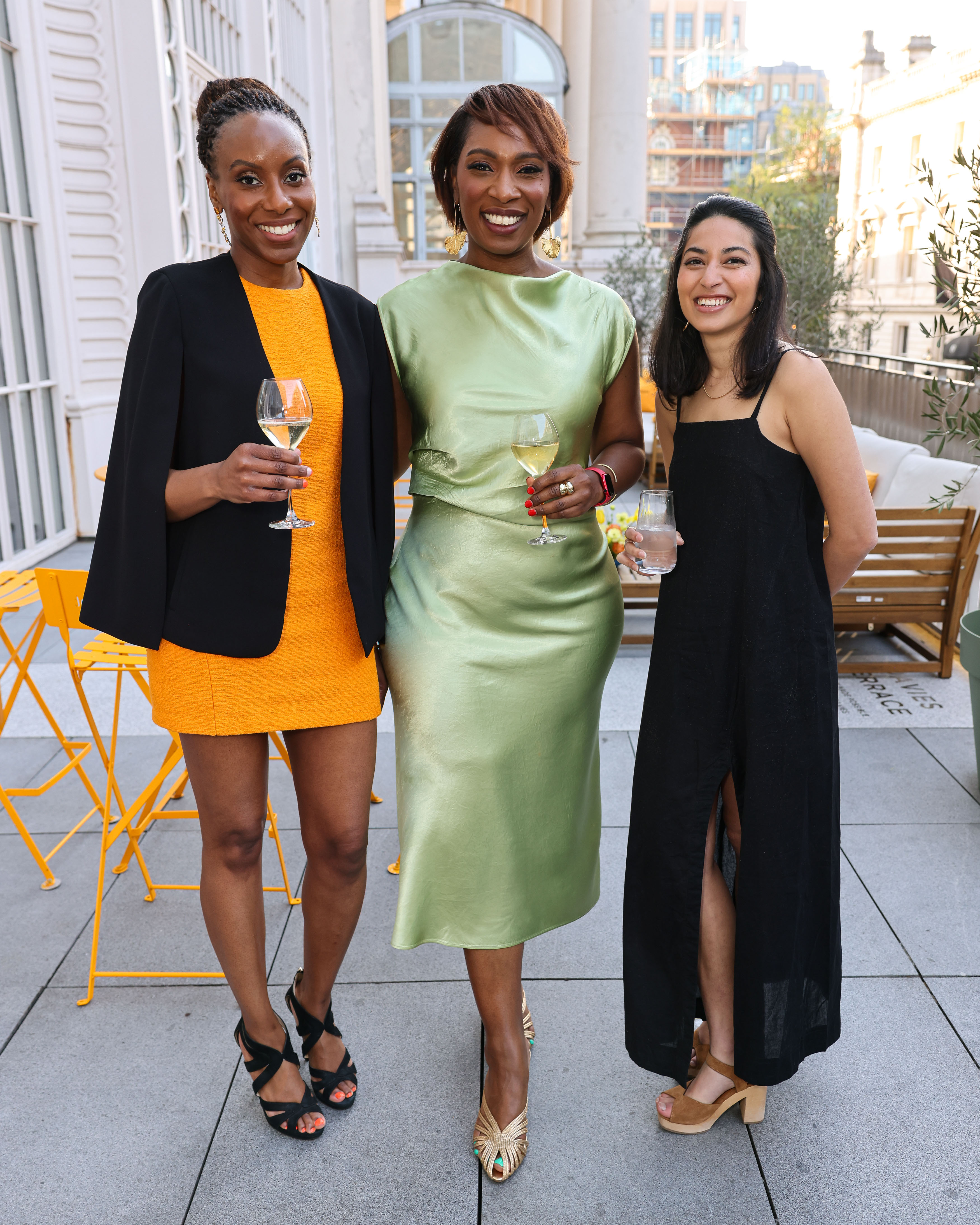 Ayesha Ofori, Lorraine Copes and Insiya Jafferjee at the Veuve Clicquot Bold Woman Awards 2025.
