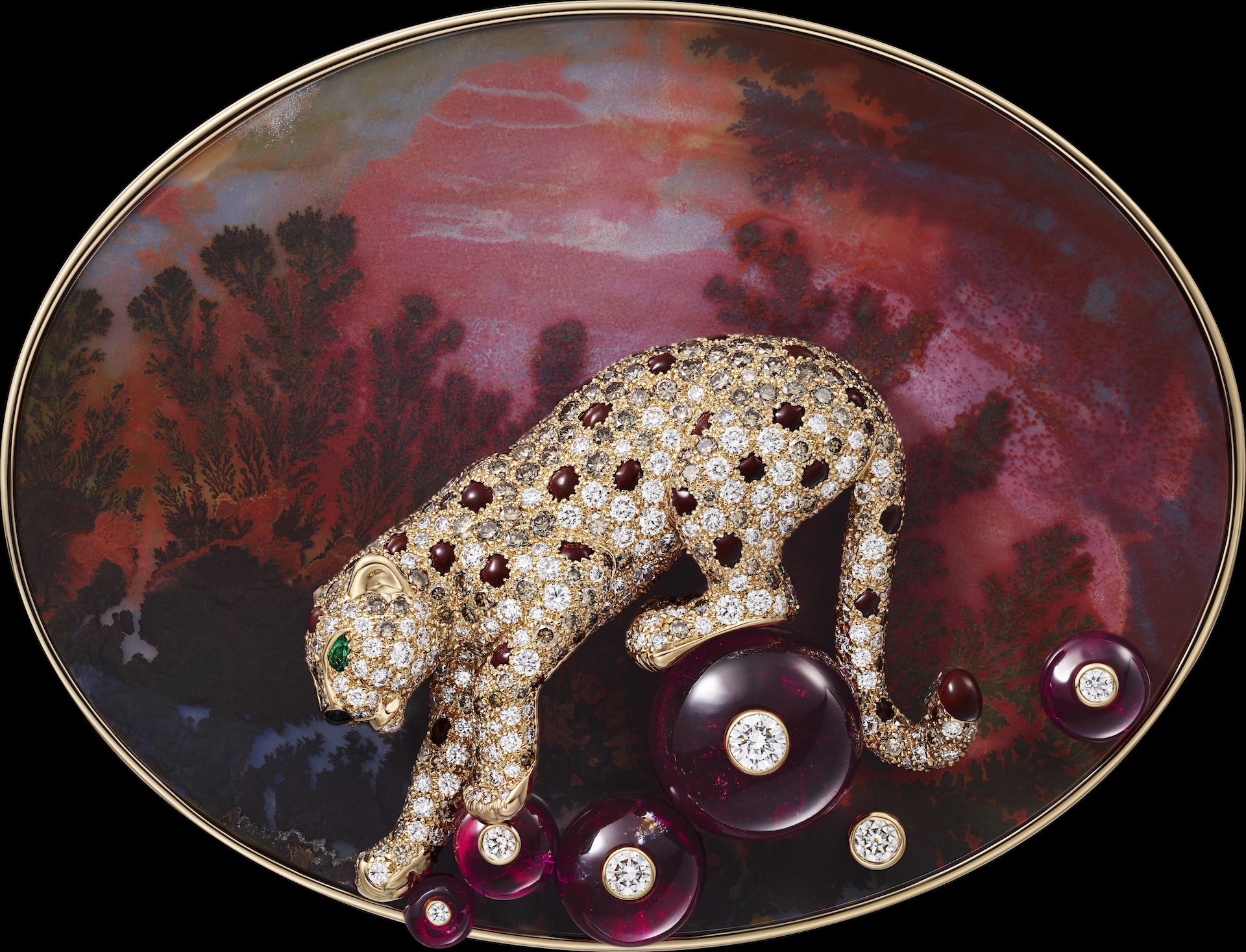 Talismans High Jewellery - Cartier Panthère brooch