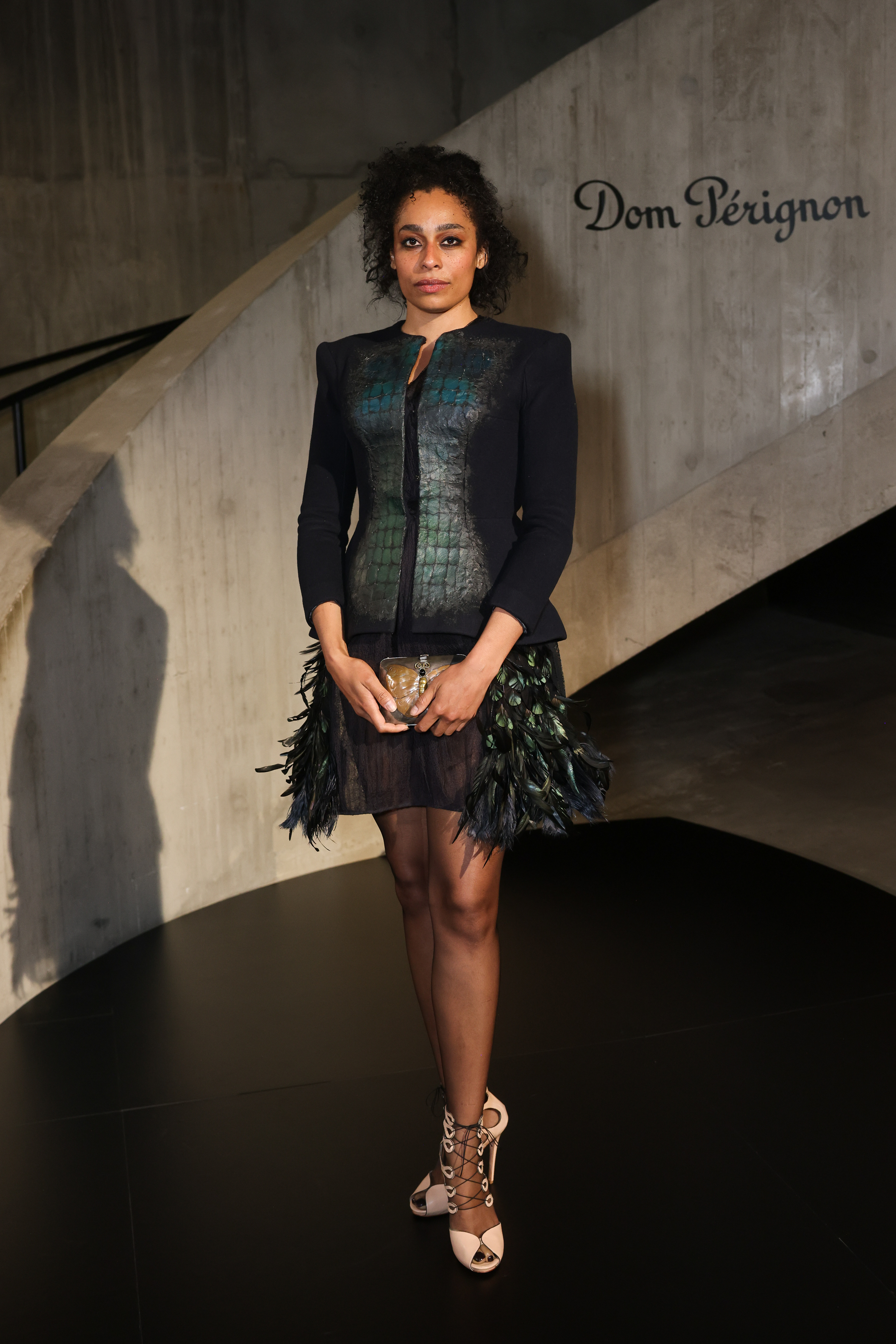 Celeste attending the launch of the New Chapter for Dom Pérignon.