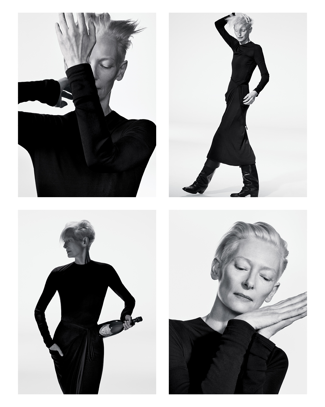 New Chapter Dom Pérignon - A selection of portrairts of actress Tilda Swinton by Collier Schorr