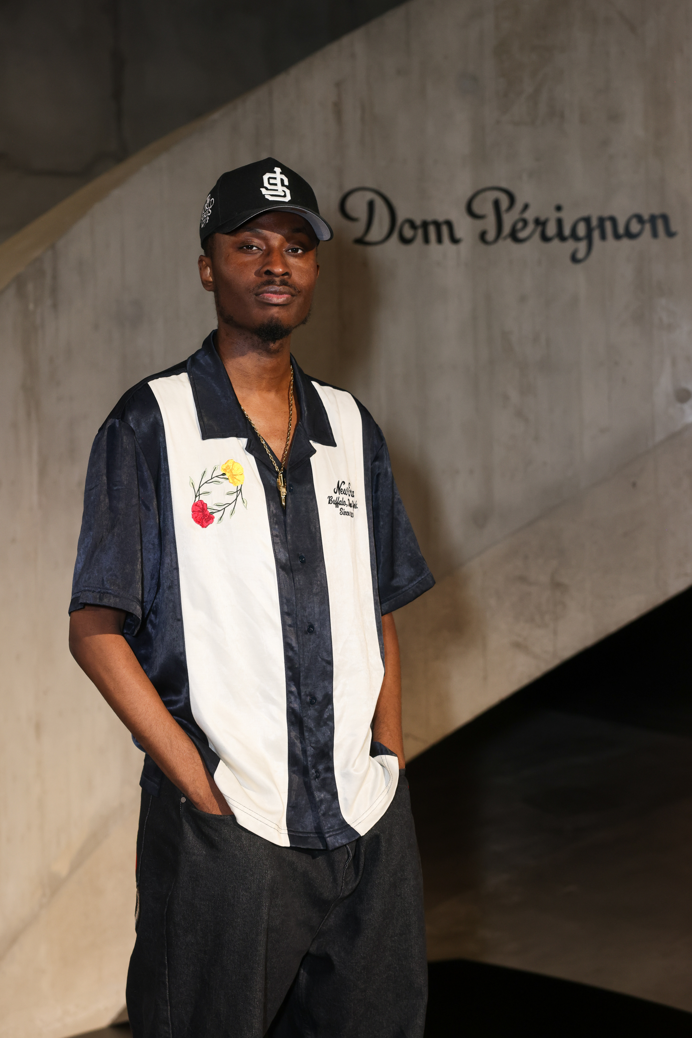 Eman Kellam attending the launch of the New Chapter of Dom Pérignon.