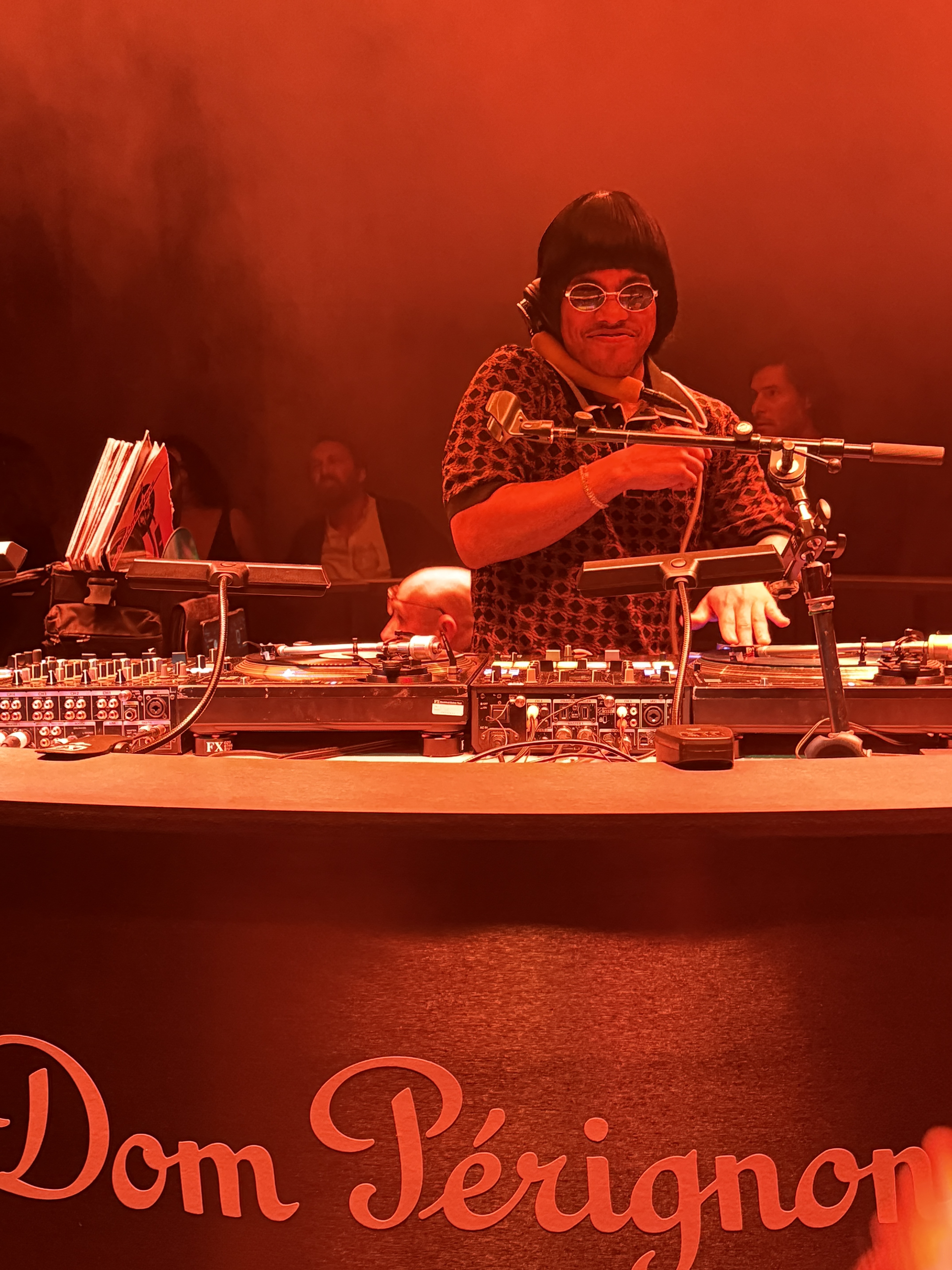DJ Pee .Wee performing at the launch of the New Chapter of Dom Pérignon.