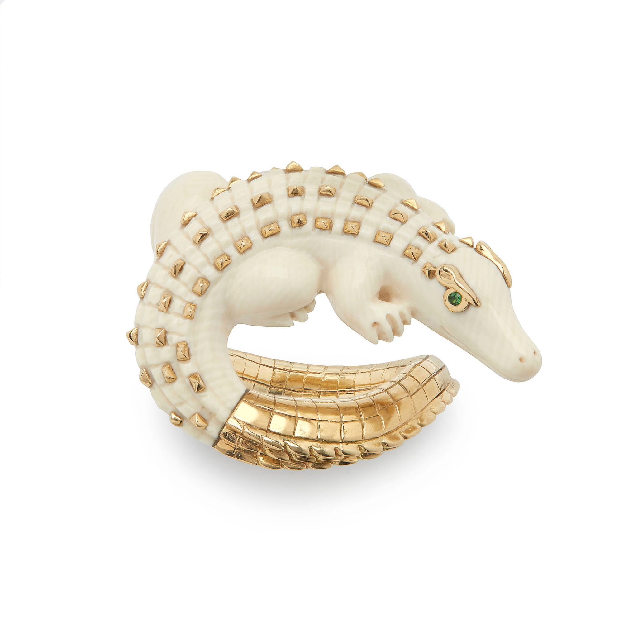 Talismans High Jewellery Alligator Twist Ring