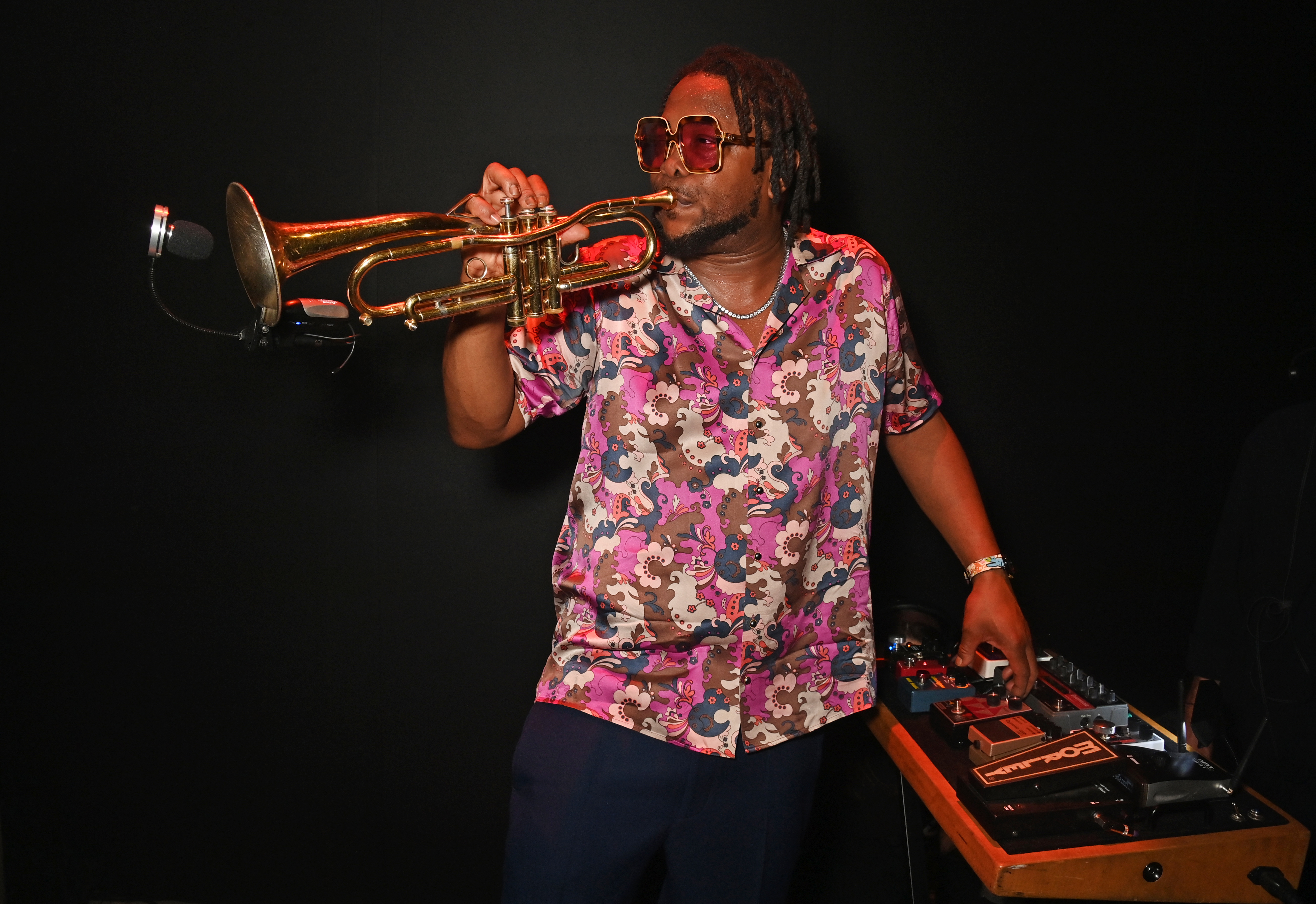 Maurice Brown performing at the launch of the New Chapter of Dom Pérignon.