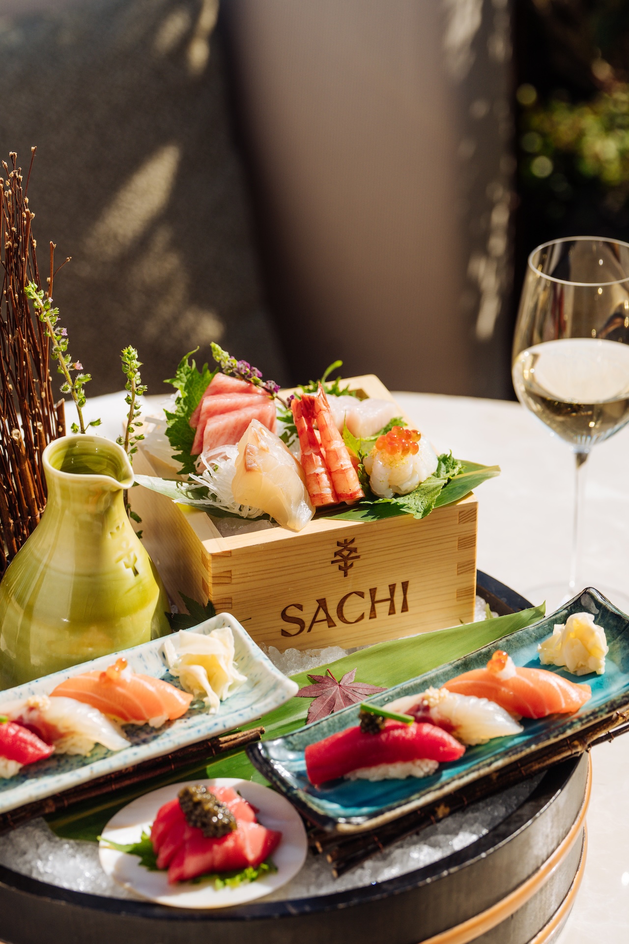 Sachi's Japenese brunch selection at its London summer pop-up.