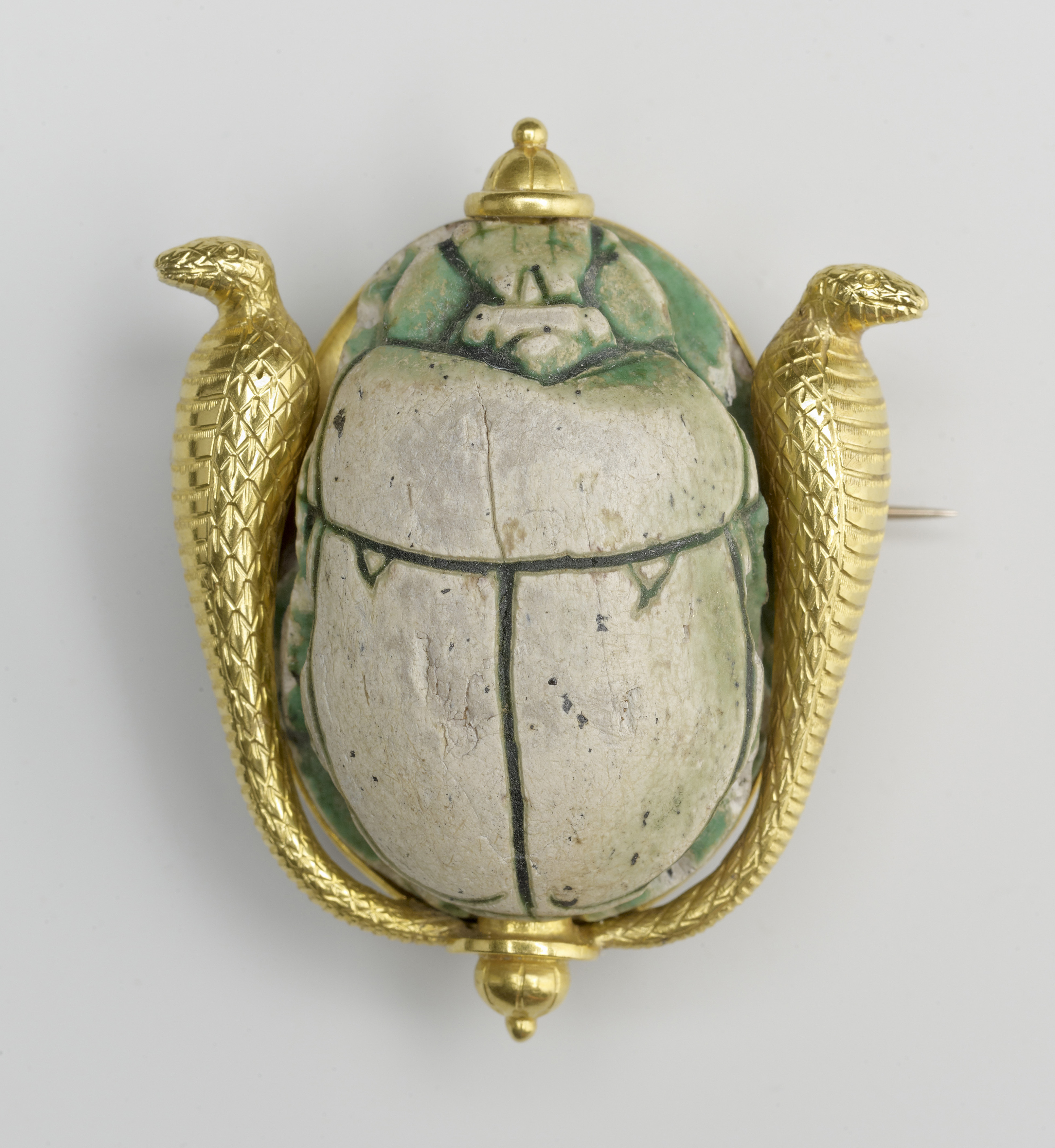 Scarab brooch as shown at The Edwardians at the King's Gallery.