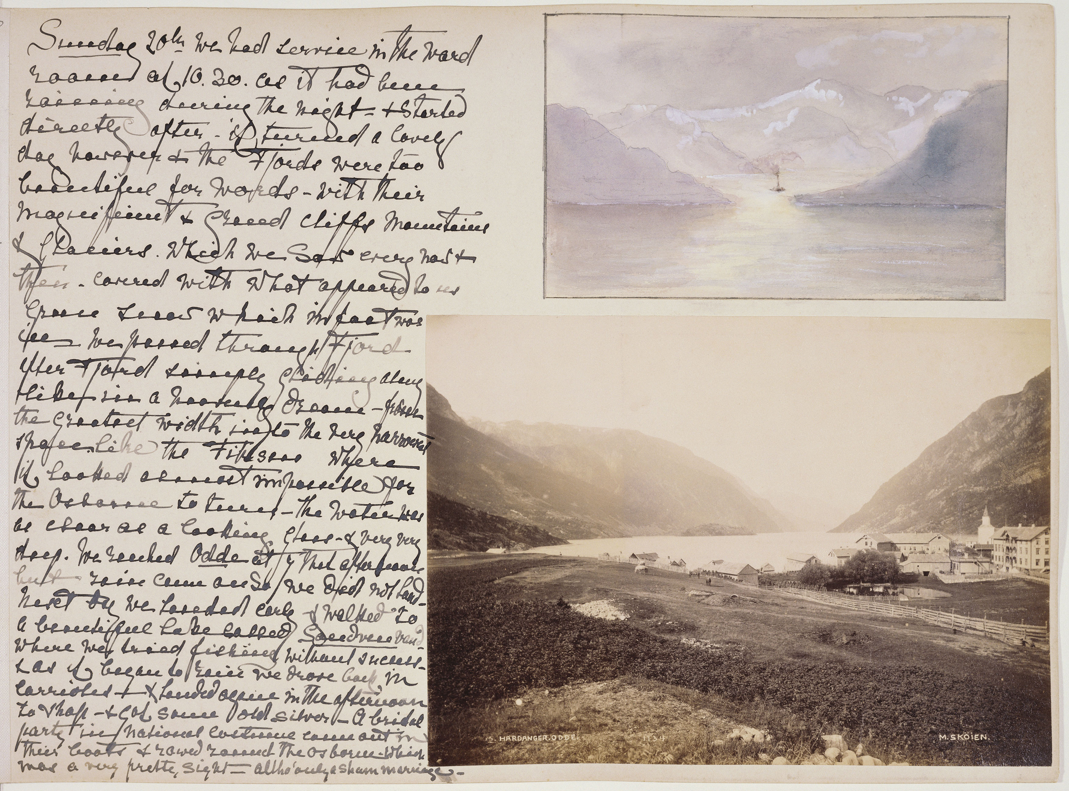 Keepsakes from Queen Alexandra's trip to Norway in 1893 as part of The Edwardians at the King's Gallery