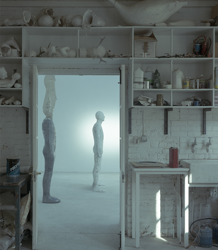 Anthonhy Gormley's workshop and studio as shown at Tate Liverpool's design exhibition, one of SPHERE's best design exhibitions of 2025.