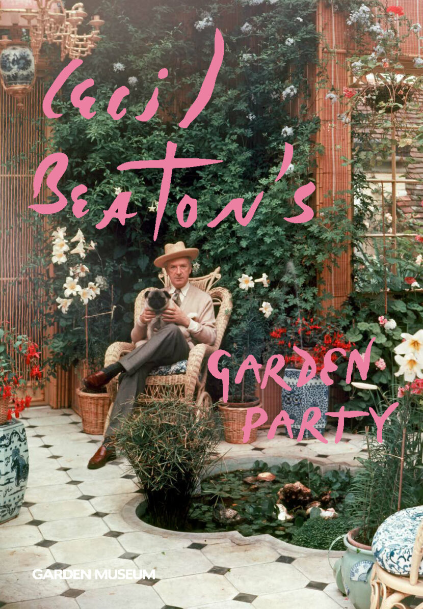 Cecil Beaton self portrait at home as shown at the Garden Museum