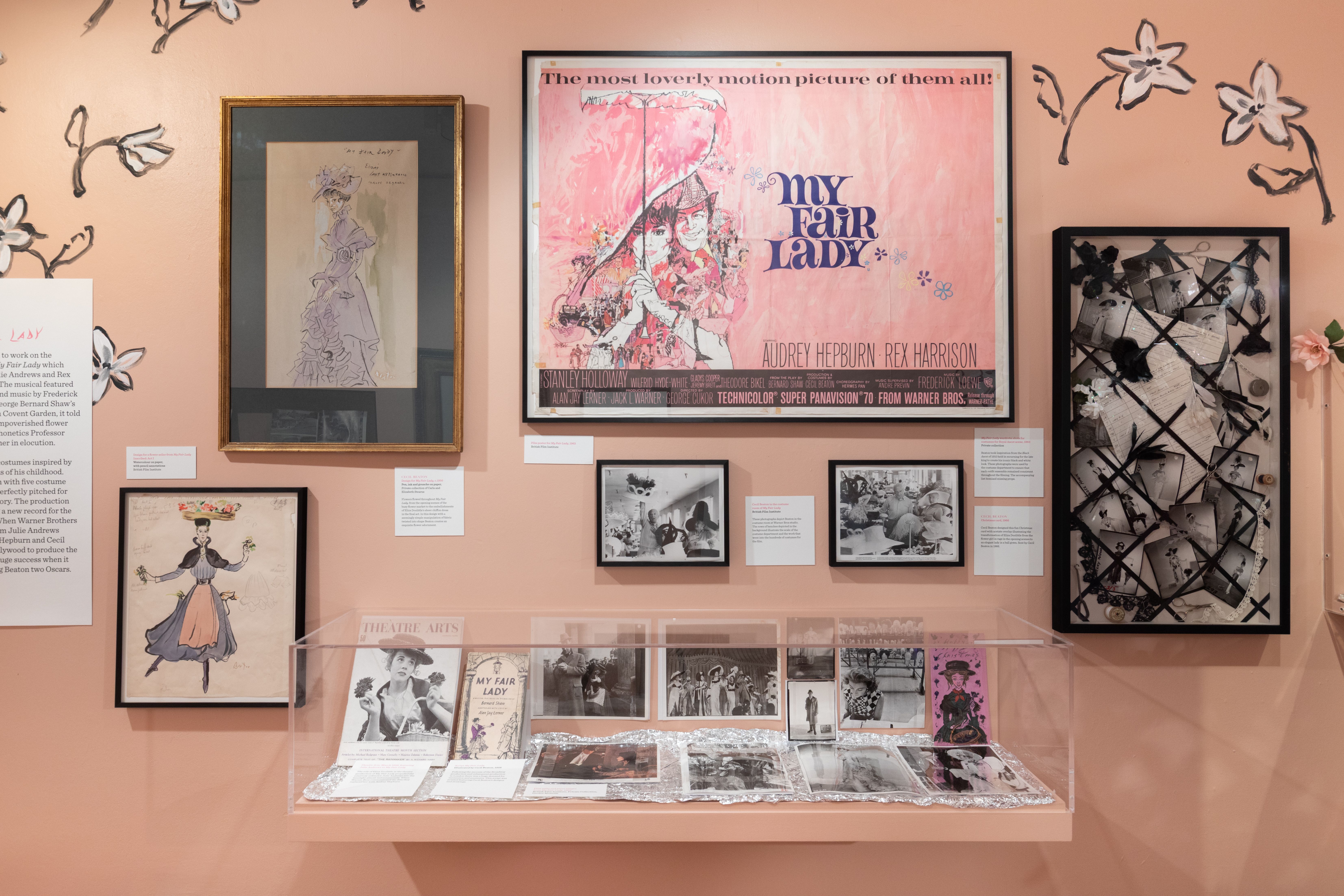 Display of My Fair Lady memorabilia at Cecil Beaton's Garden Party